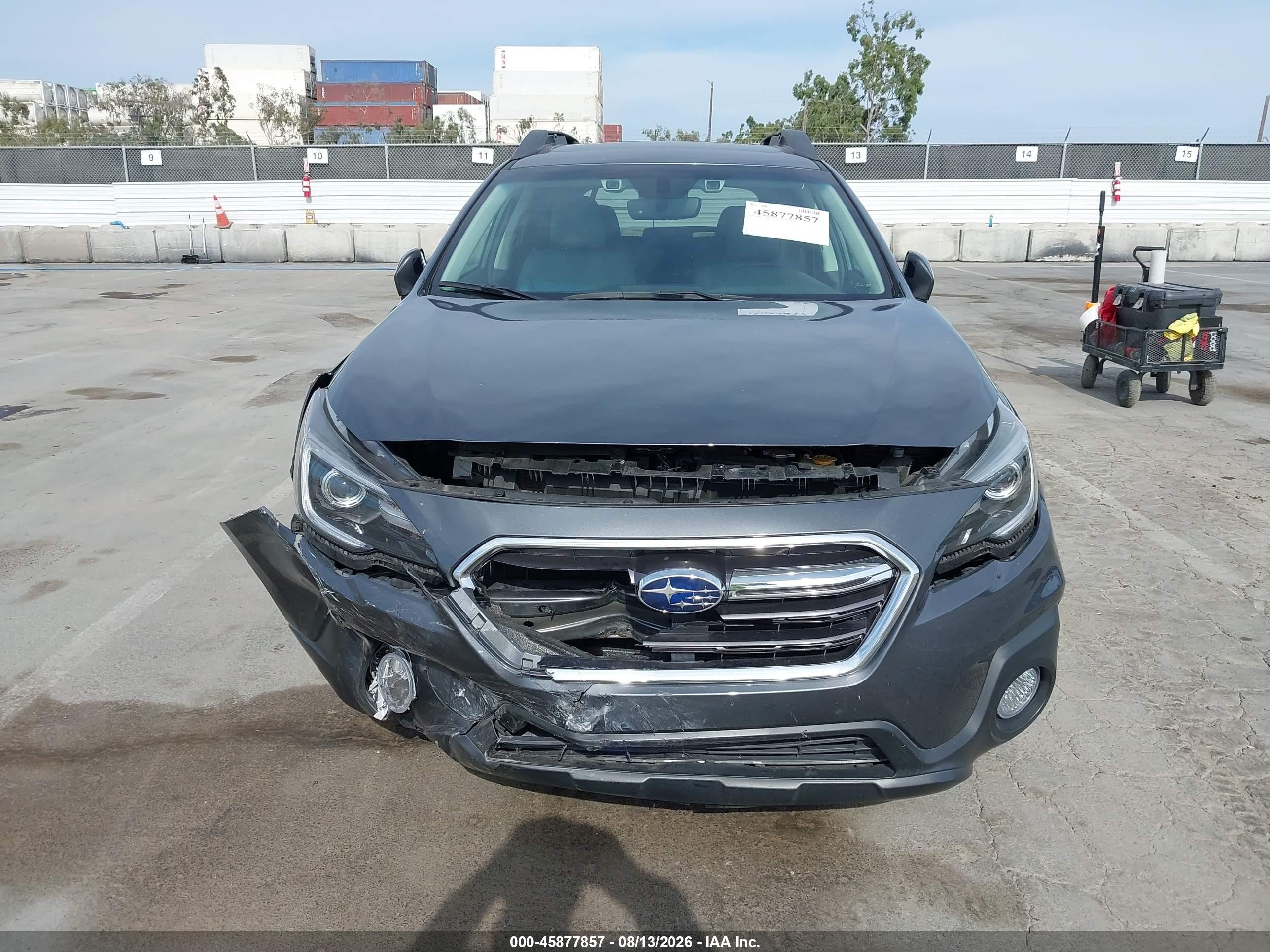 2018 Subaru Outback 2.5i Limited Gray vin: 4S4BSANCXJ3344054