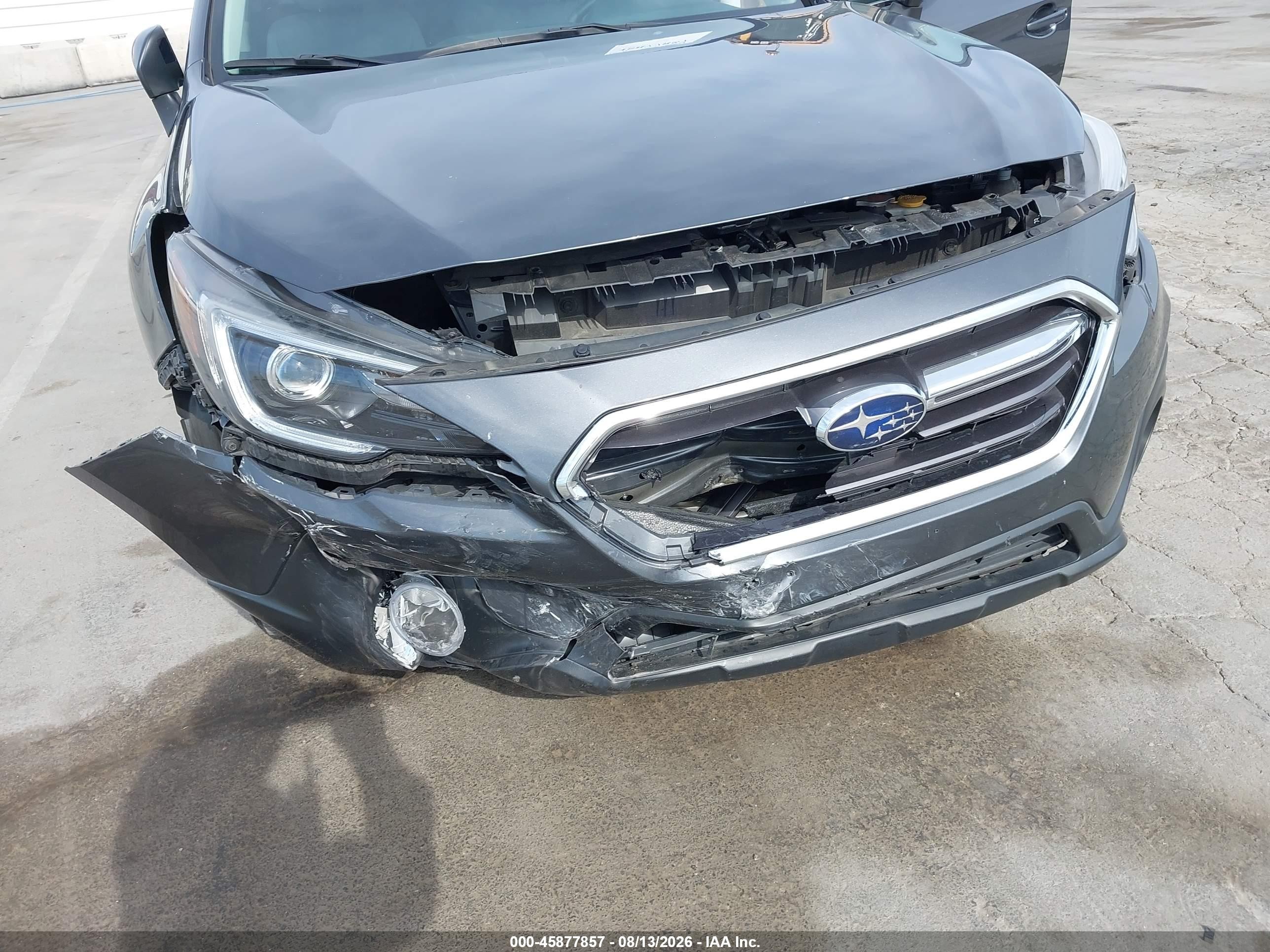 2018 Subaru Outback 2.5i Limited Gray vin: 4S4BSANCXJ3344054