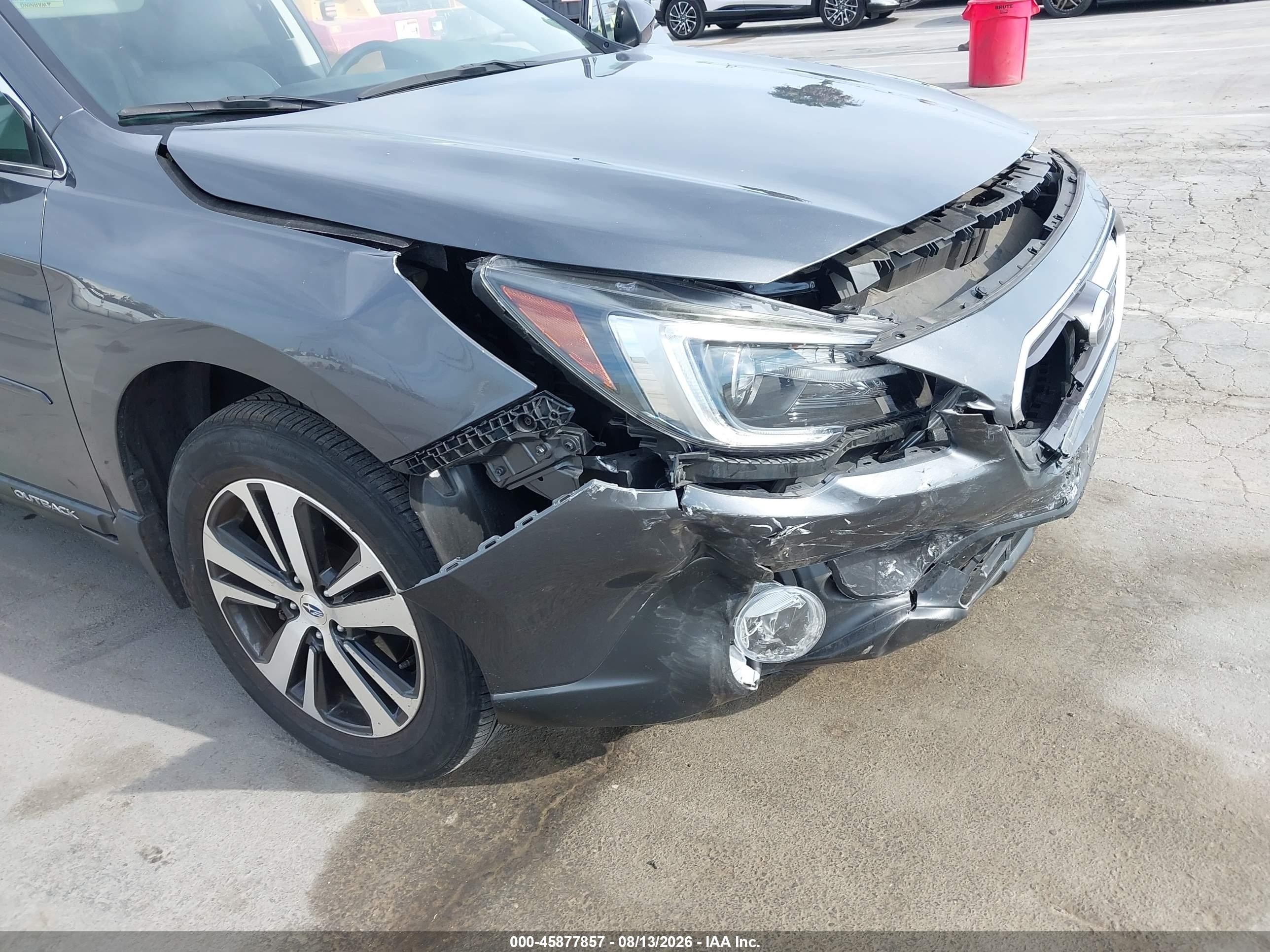 2018 Subaru Outback 2.5i Limited Gray vin: 4S4BSANCXJ3344054