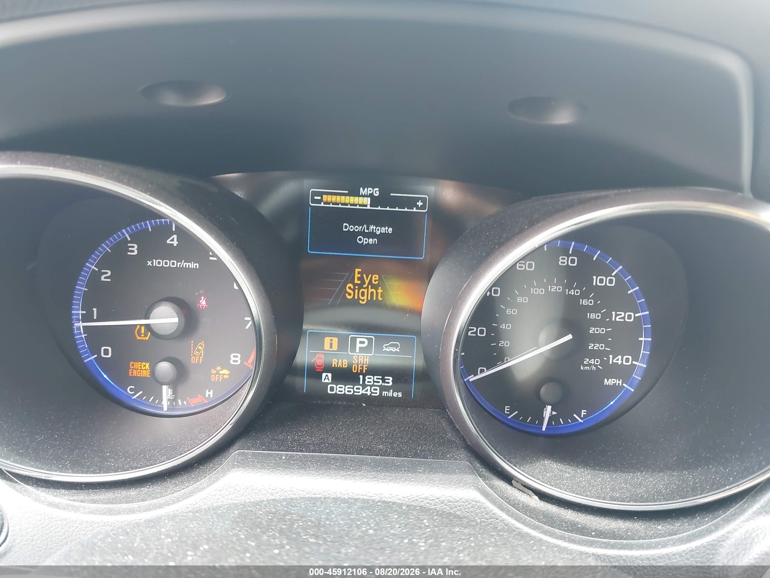 2019 Subaru Outback 2.5i Limited White vin: 4S4BSANCXK3320547
