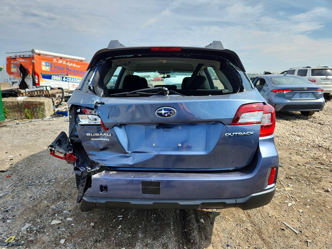 2016 Subaru Outback 2.5i Gray vin: 4S4BSBAC1G3278837
