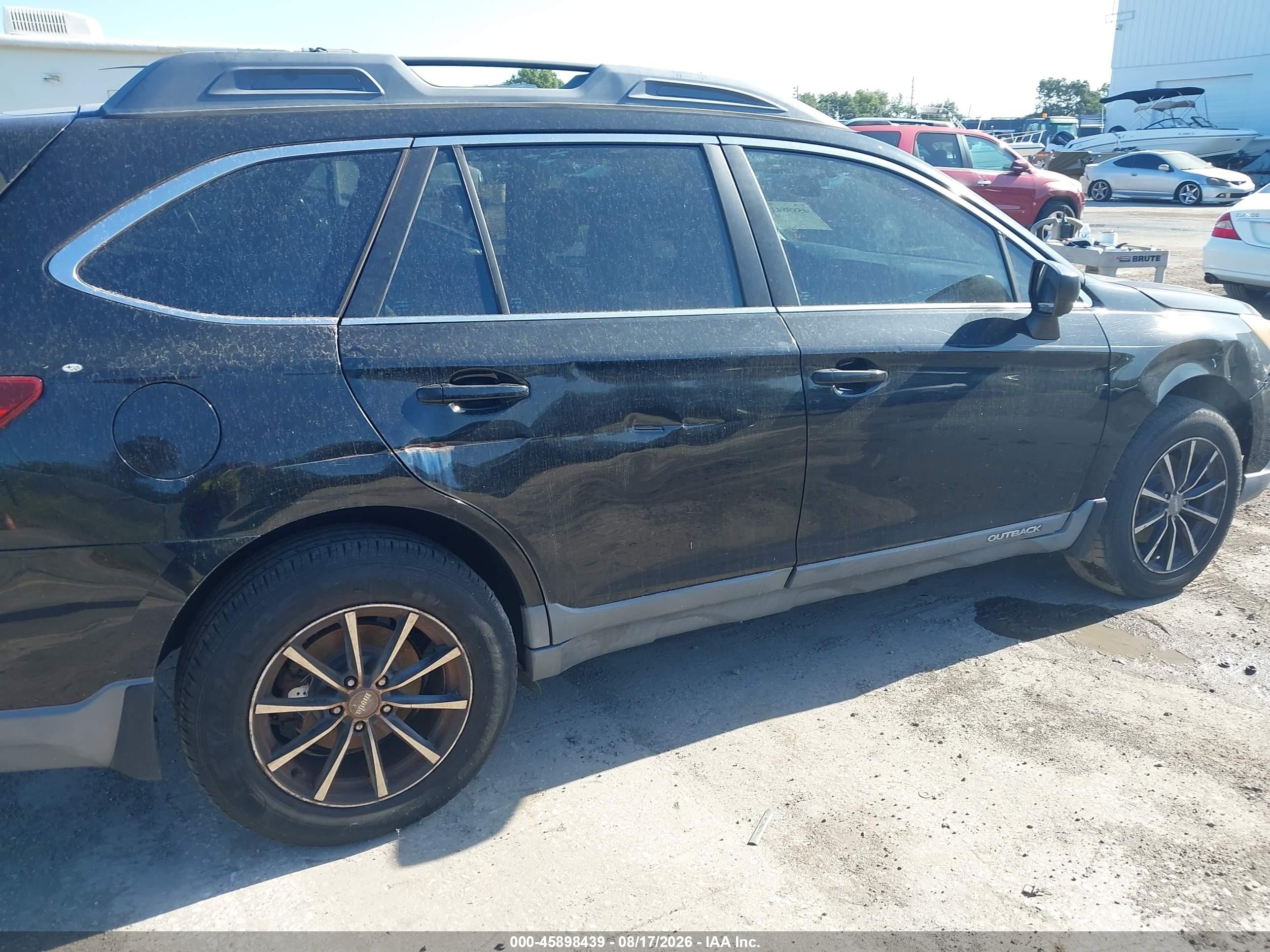 2015 Subaru Outback 2.5i Black vin: 4S4BSBACXF3216321