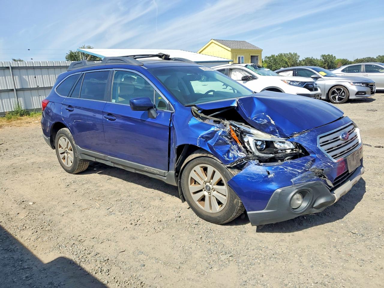 2015 Subaru Outback 2.5i Premium Blue vin: 4S4BSBCC3F3209823
