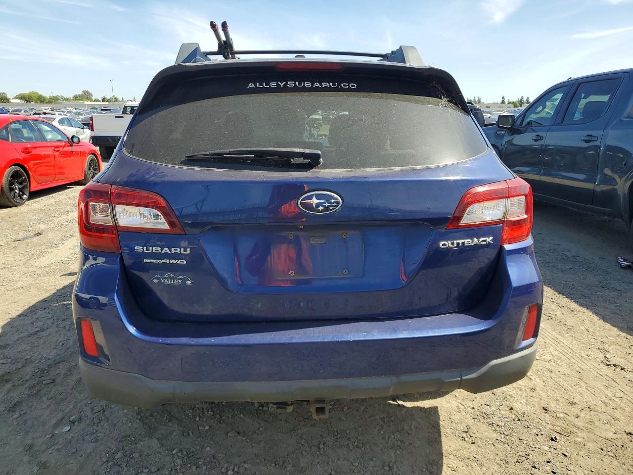 2015 Subaru Outback 2.5i Premium Blue vin: 4S4BSBCC3F3209823