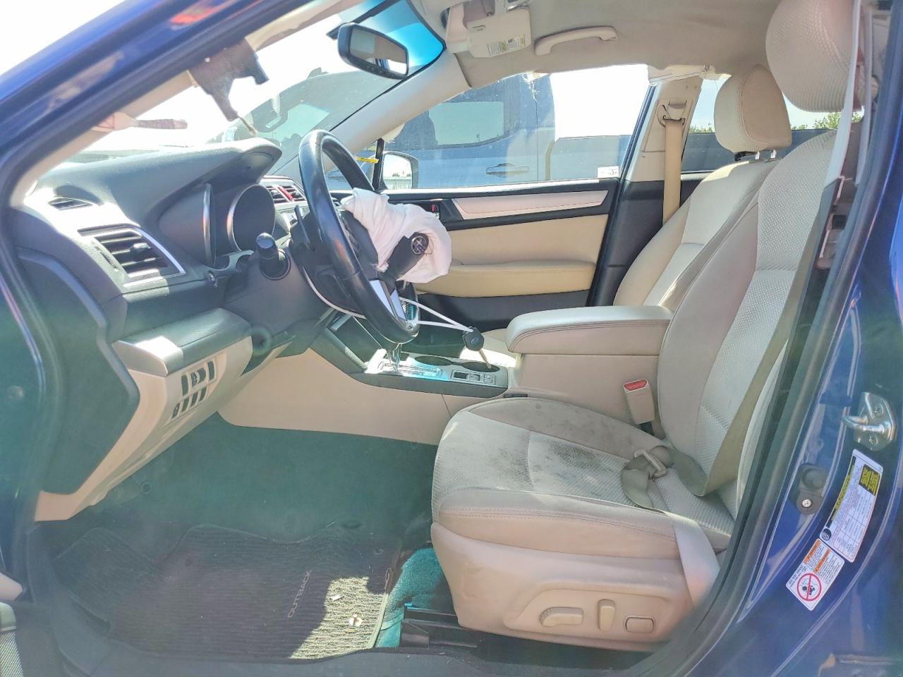 2015 Subaru Outback 2.5i Premium Blue vin: 4S4BSBCC3F3209823