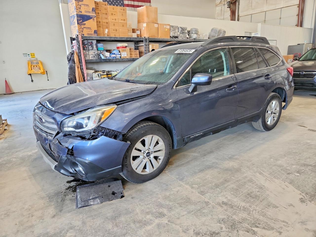 2015 Subaru Outback 2.5i Premium Blue vin: 4S4BSBCC3F3296171