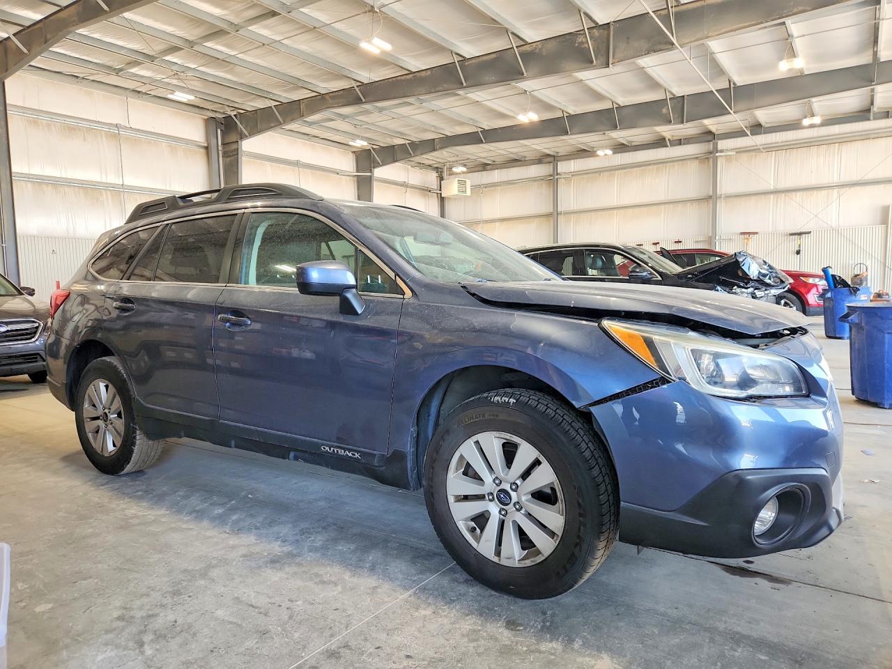 2015 Subaru Outback 2.5i Premium Blue vin: 4S4BSBCC3F3296171