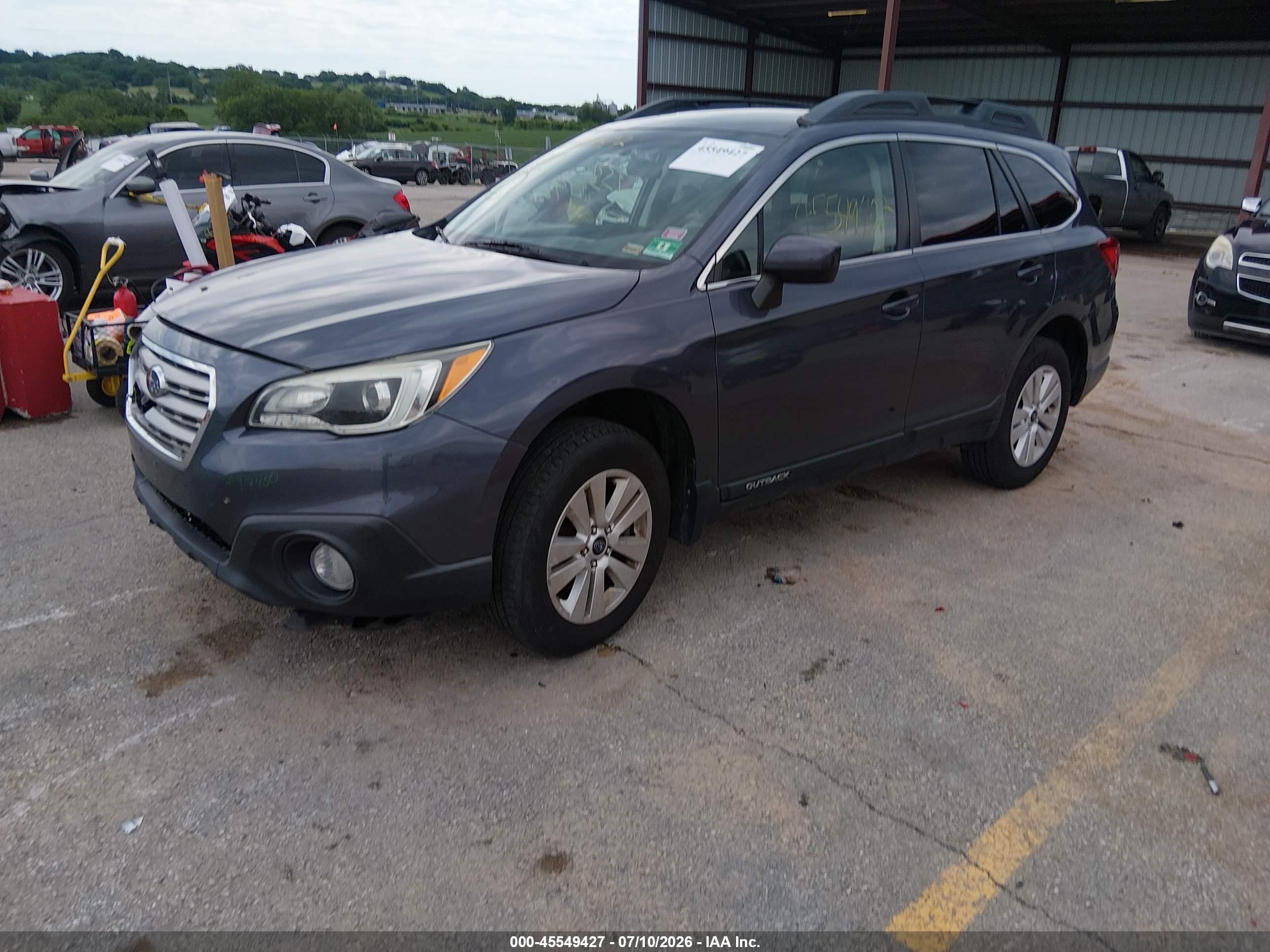 2015 Subaru Outback 2.5i Premium Синий vin: 4S4BSBCC3F3302051