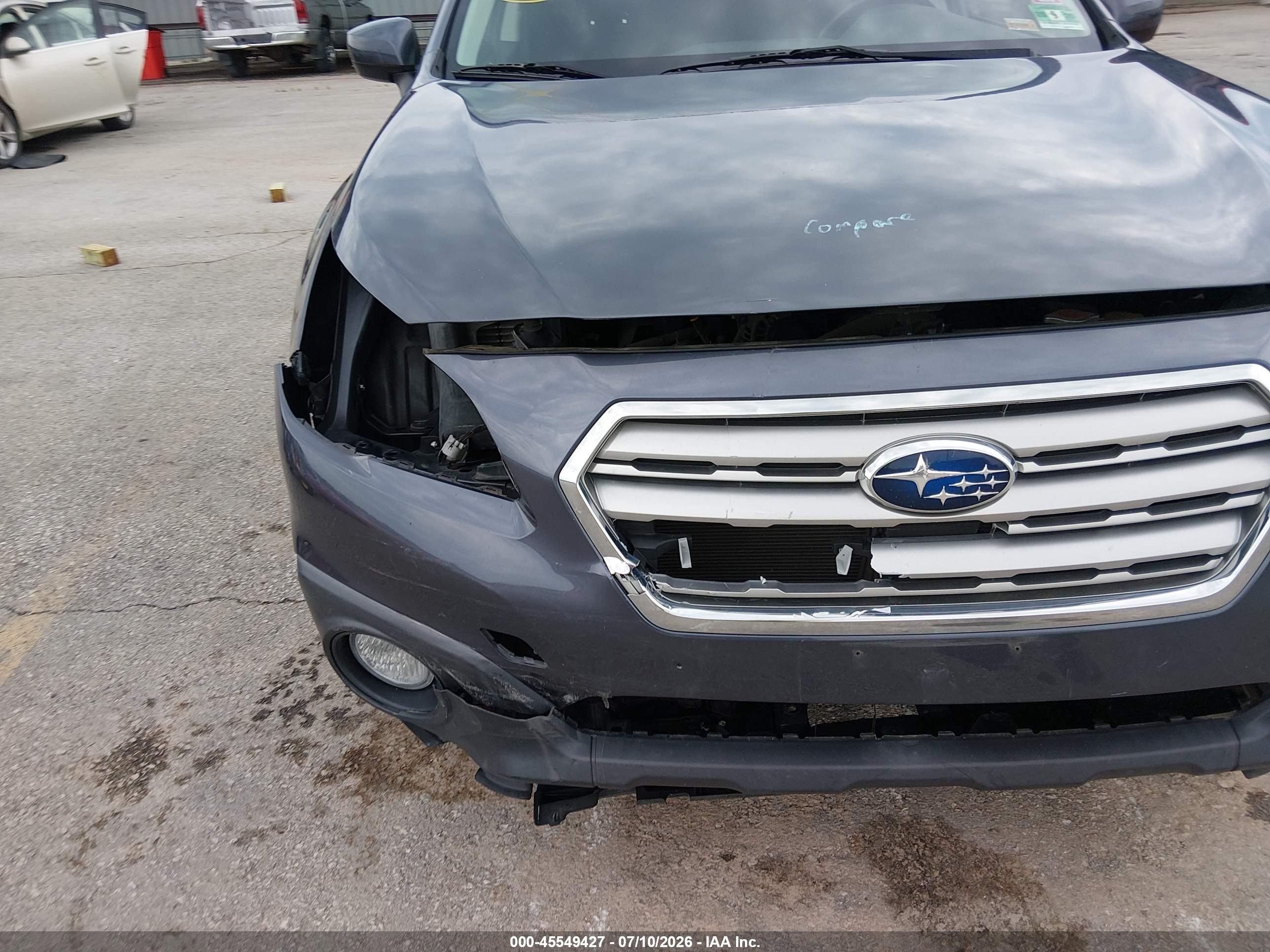 2015 Subaru Outback 2.5i Premium Синий vin: 4S4BSBCC3F3302051