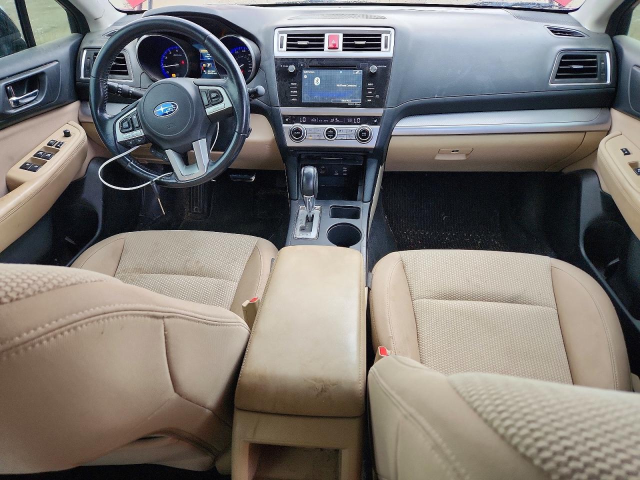 2015 Subaru Outback 2.5i Premium Burgundy vin: 4S4BSBCC4F3262627