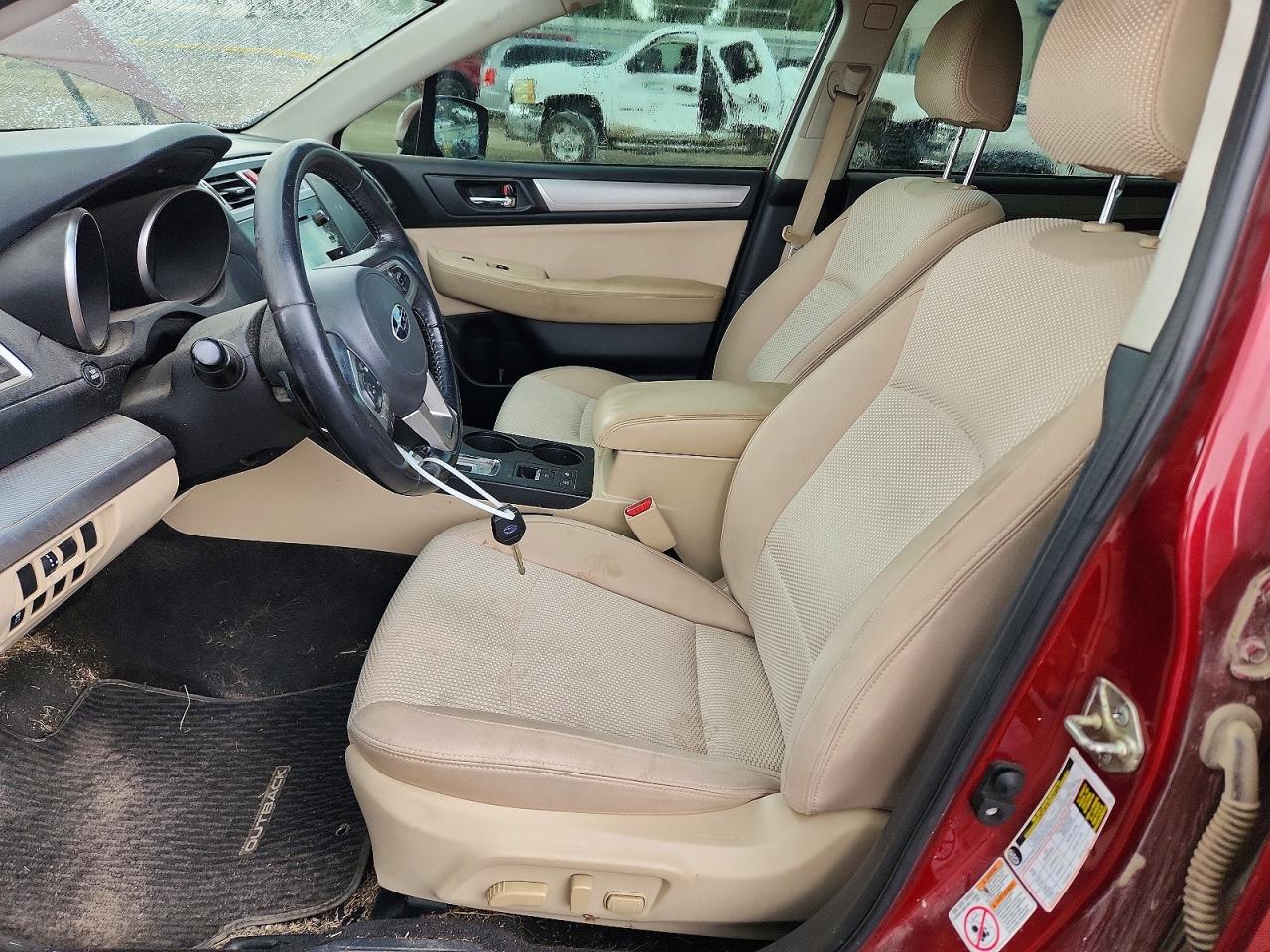 2015 Subaru Outback 2.5i Premium Burgundy vin: 4S4BSBCC4F3262627