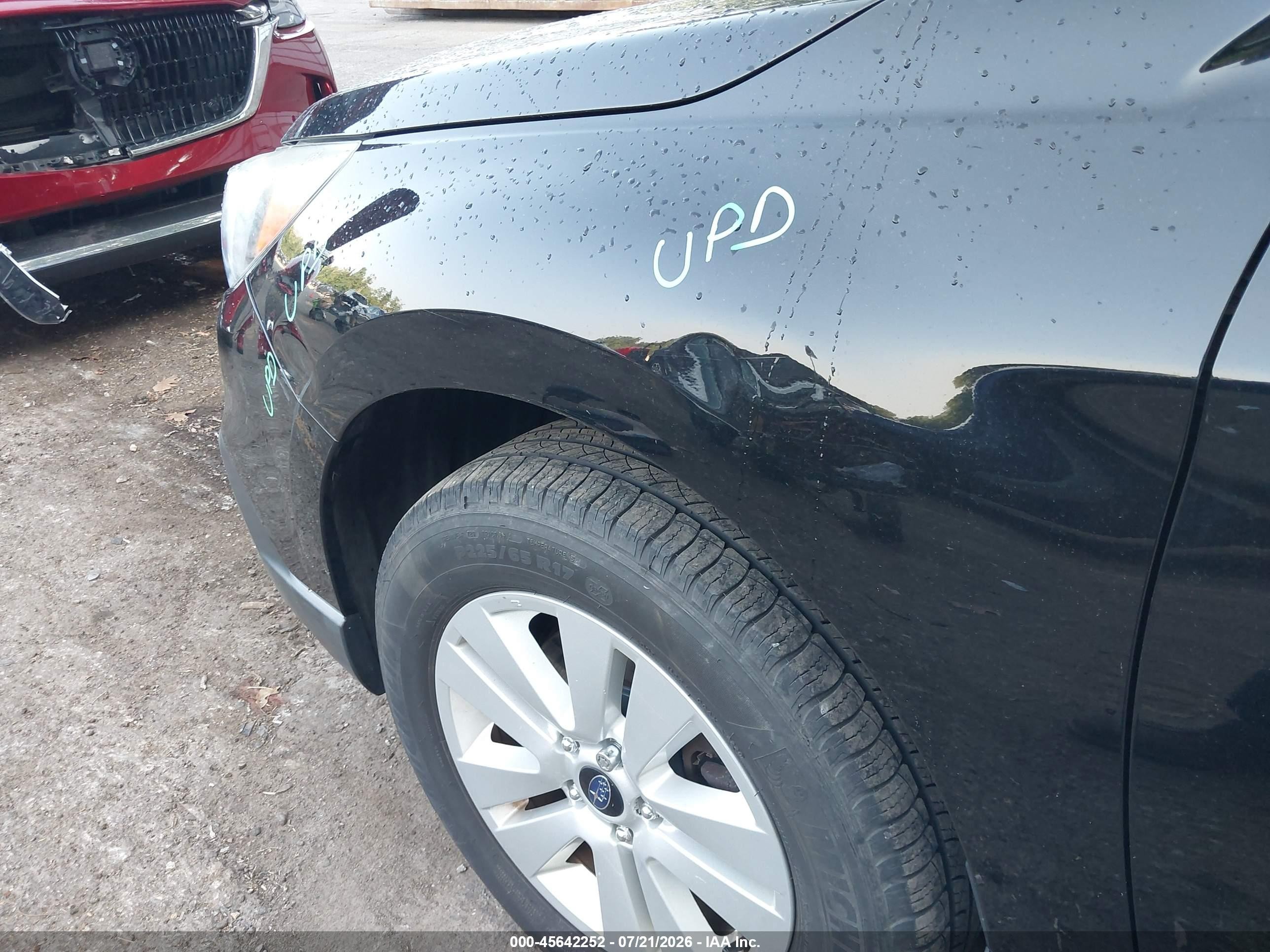 2015 Subaru Outback 2.5i Premium Черный vin: 4S4BSBCC4F3344759