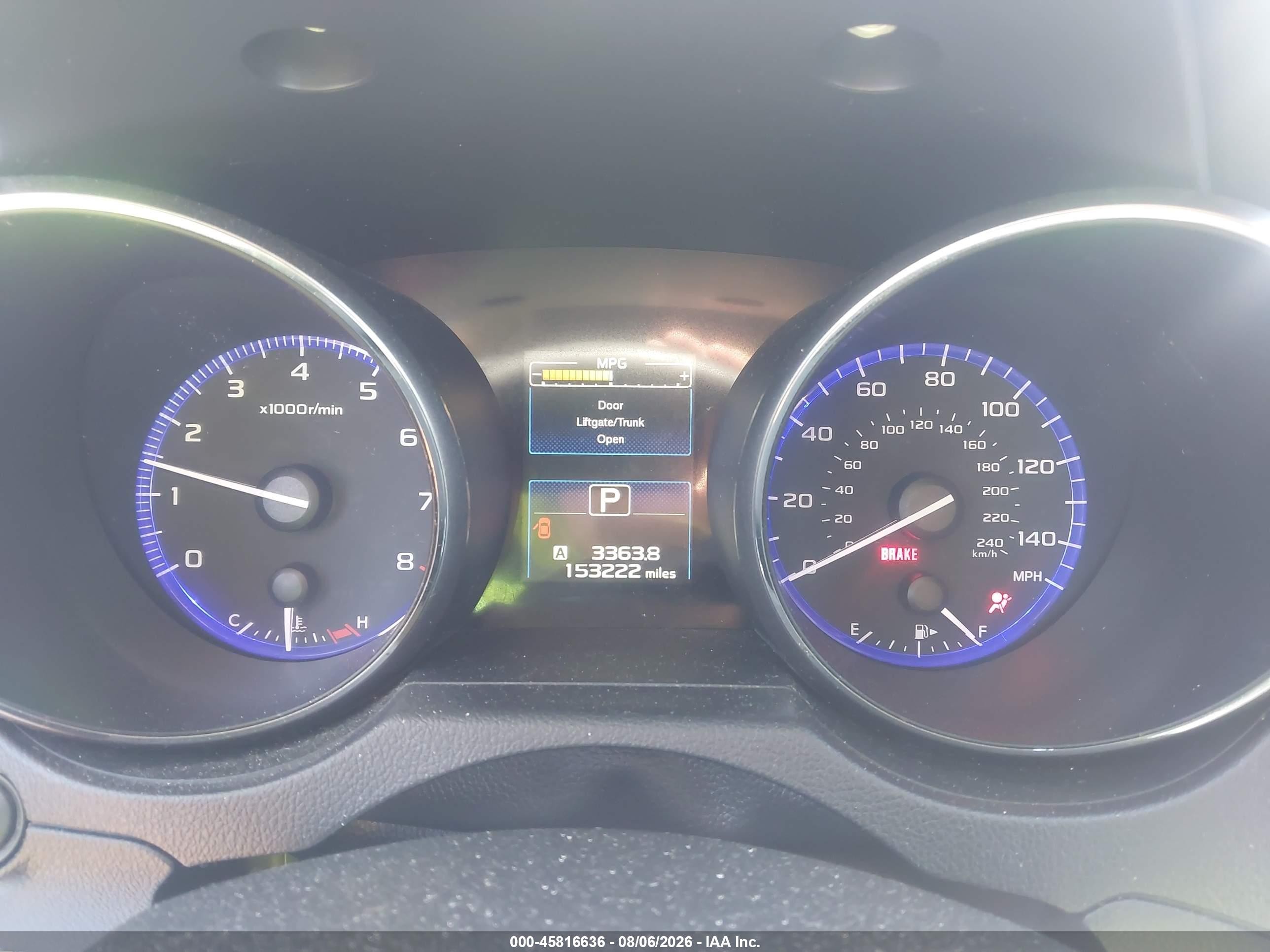 2015 Subaru Outback 2.5i Premium Черный vin: 4S4BSBCC5F3272907