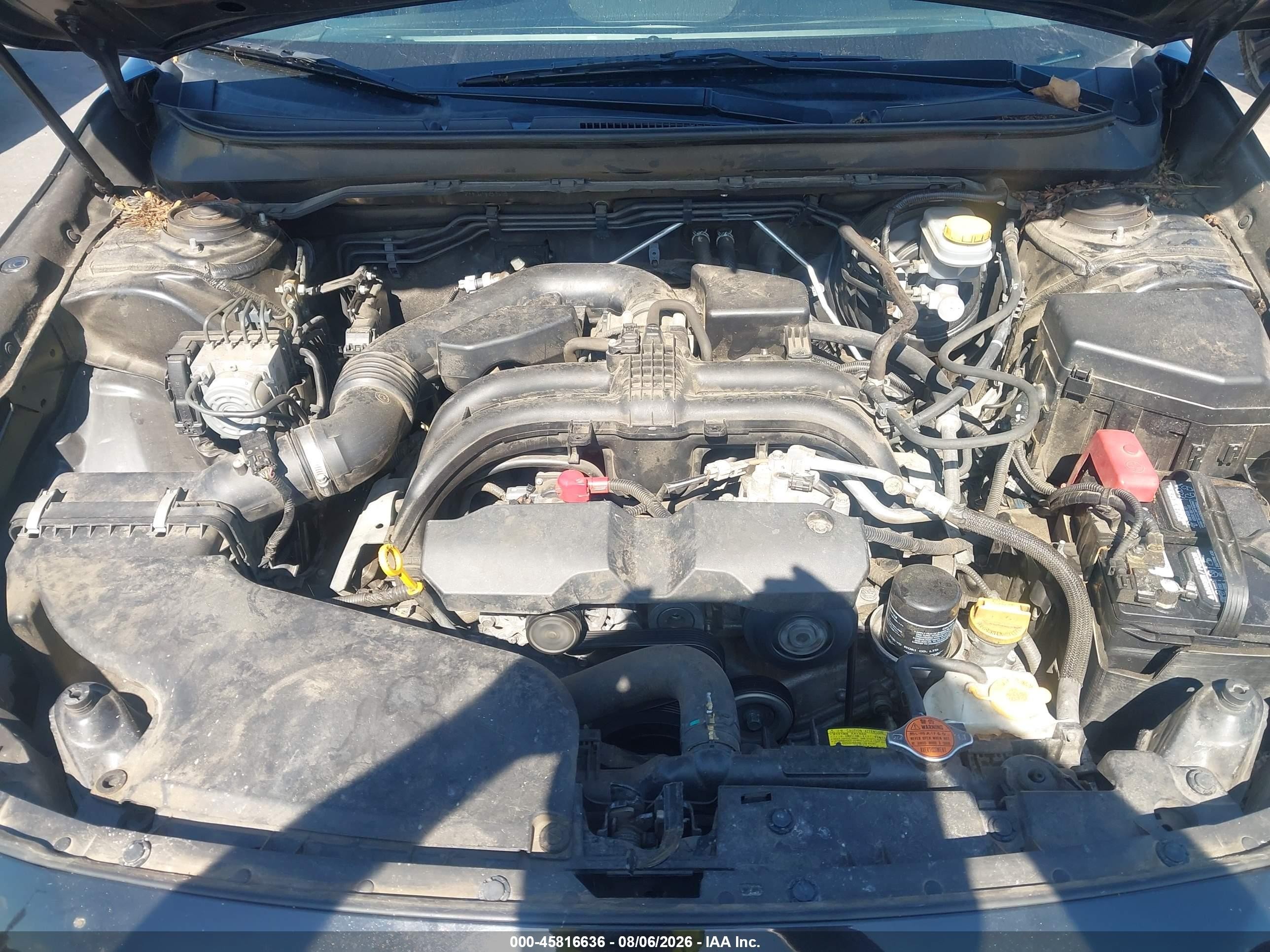 2015 Subaru Outback 2.5i Premium Черный vin: 4S4BSBCC5F3272907