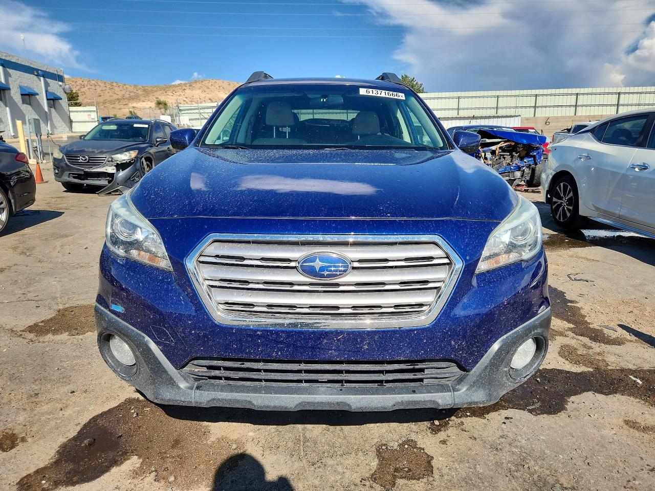2015 Subaru Outback 2.5i Premium Blue vin: 4S4BSBCC5F3297516