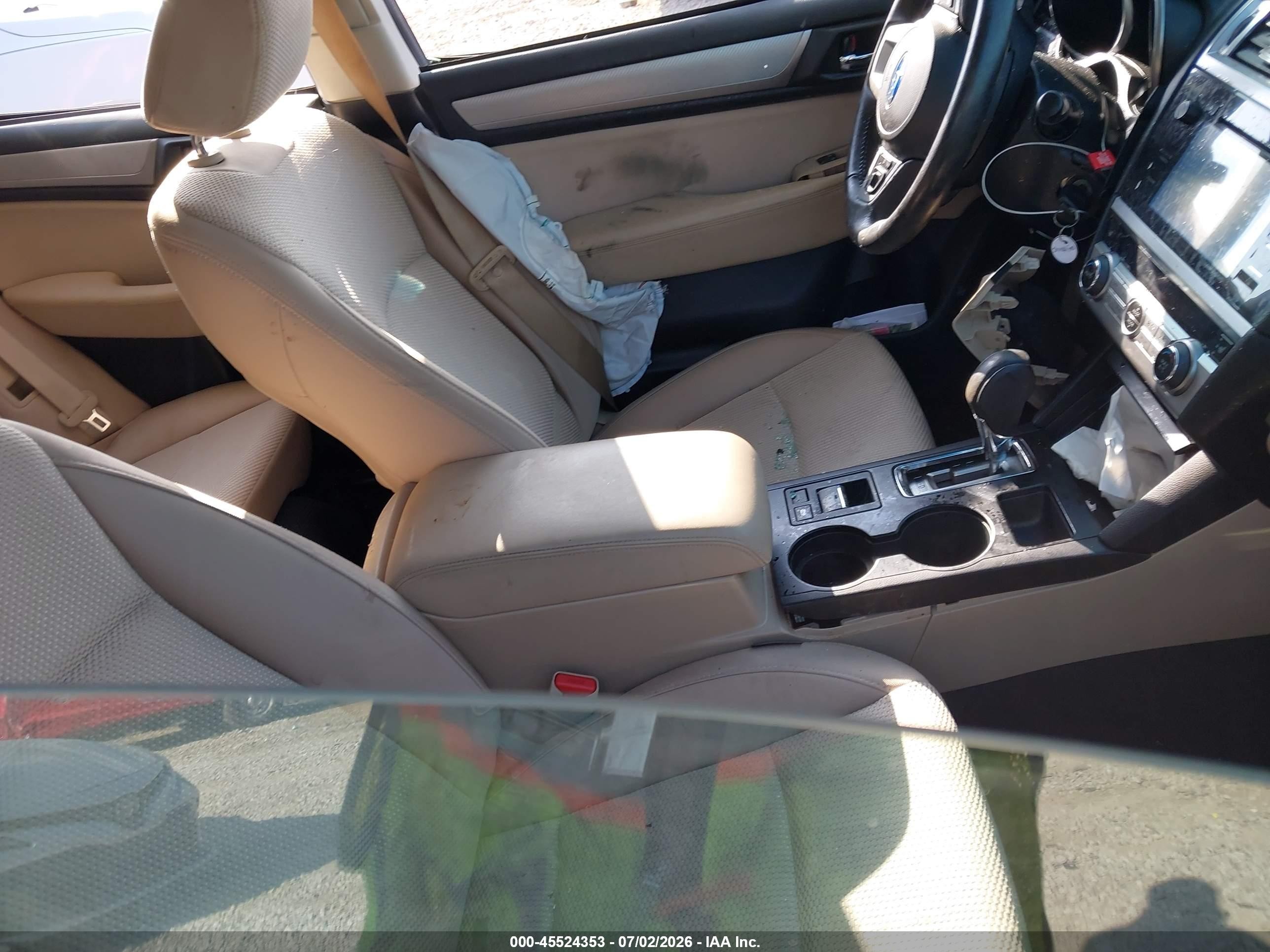 2015 Subaru Outback 2.5i Premium Maroon vin: 4S4BSBCC5F3321670