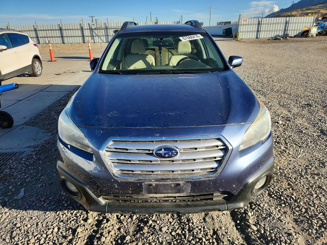 2015 Subaru Outback 2.5i Premium Blue vin: 4S4BSBCC5F3337433