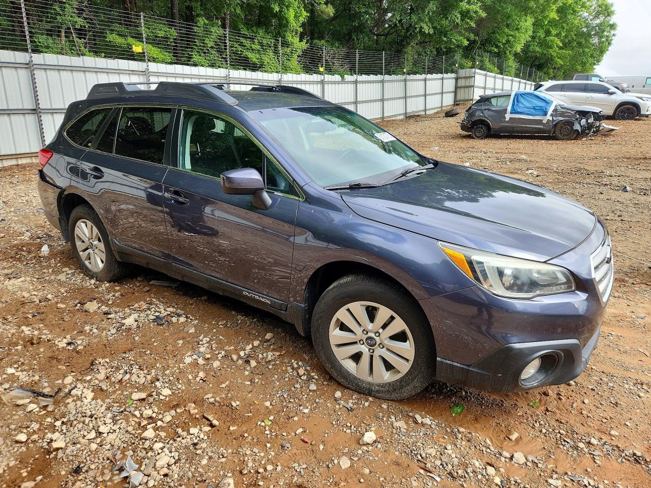 2015 Subaru Outback 2.5i Premium Blue vin: 4S4BSBCC6F3322116