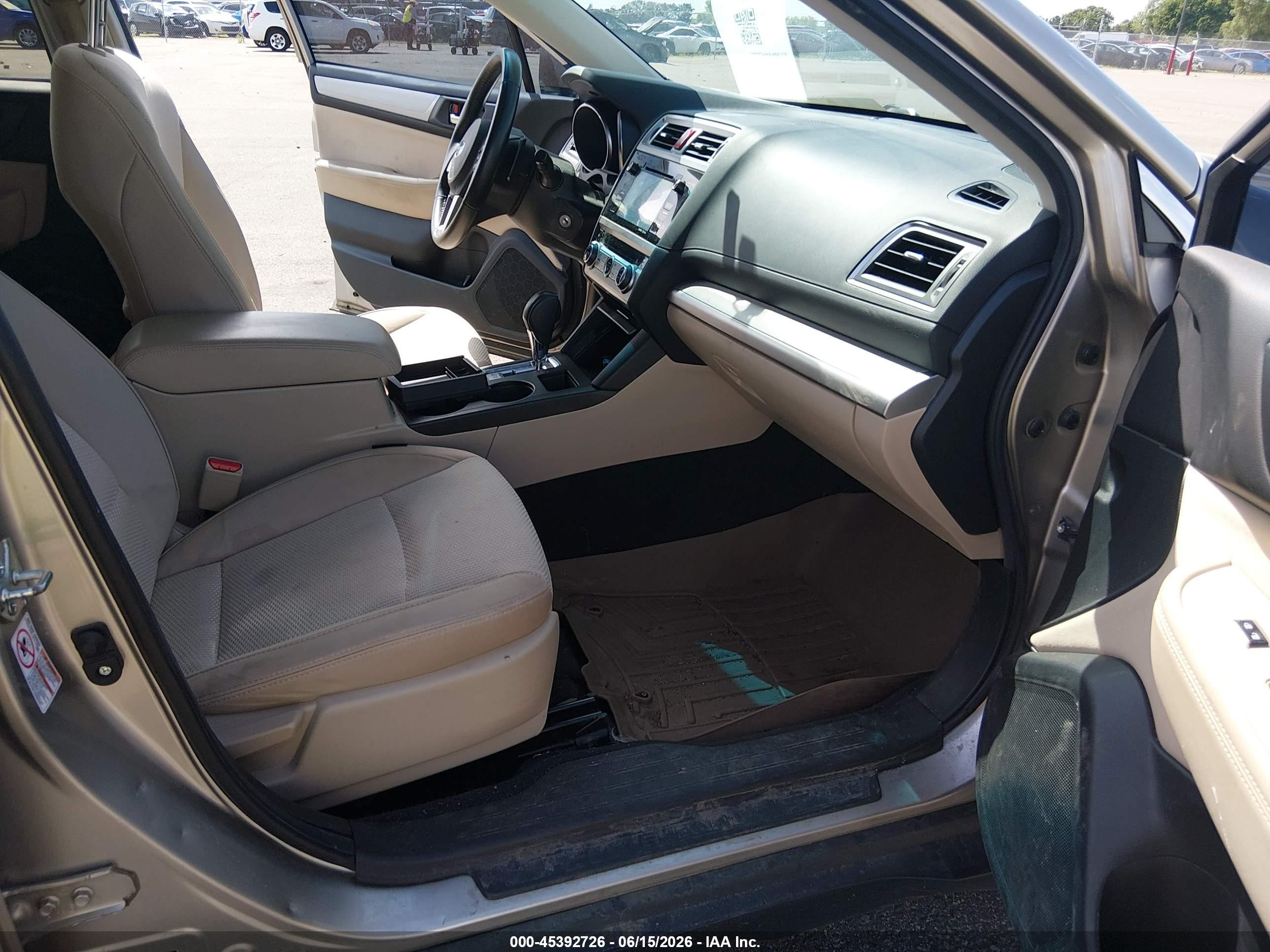 2015 Subaru Outback 2.5i Premium Gold vin: 4S4BSBCC7F3346148