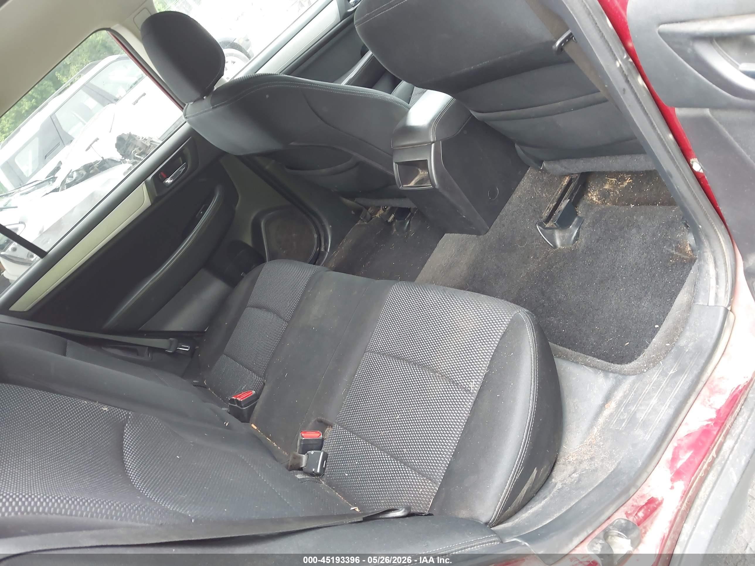 2015 Subaru Outback 2.5i Premium Red vin: 4S4BSBCC8F3246964