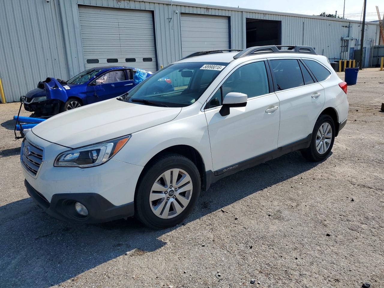 2015 Subaru Outback 2.5i Premium Белый vin: 4S4BSBCCXF3248313