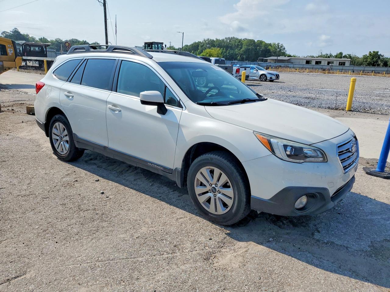 2015 Subaru Outback 2.5i Premium Белый vin: 4S4BSBCCXF3248313