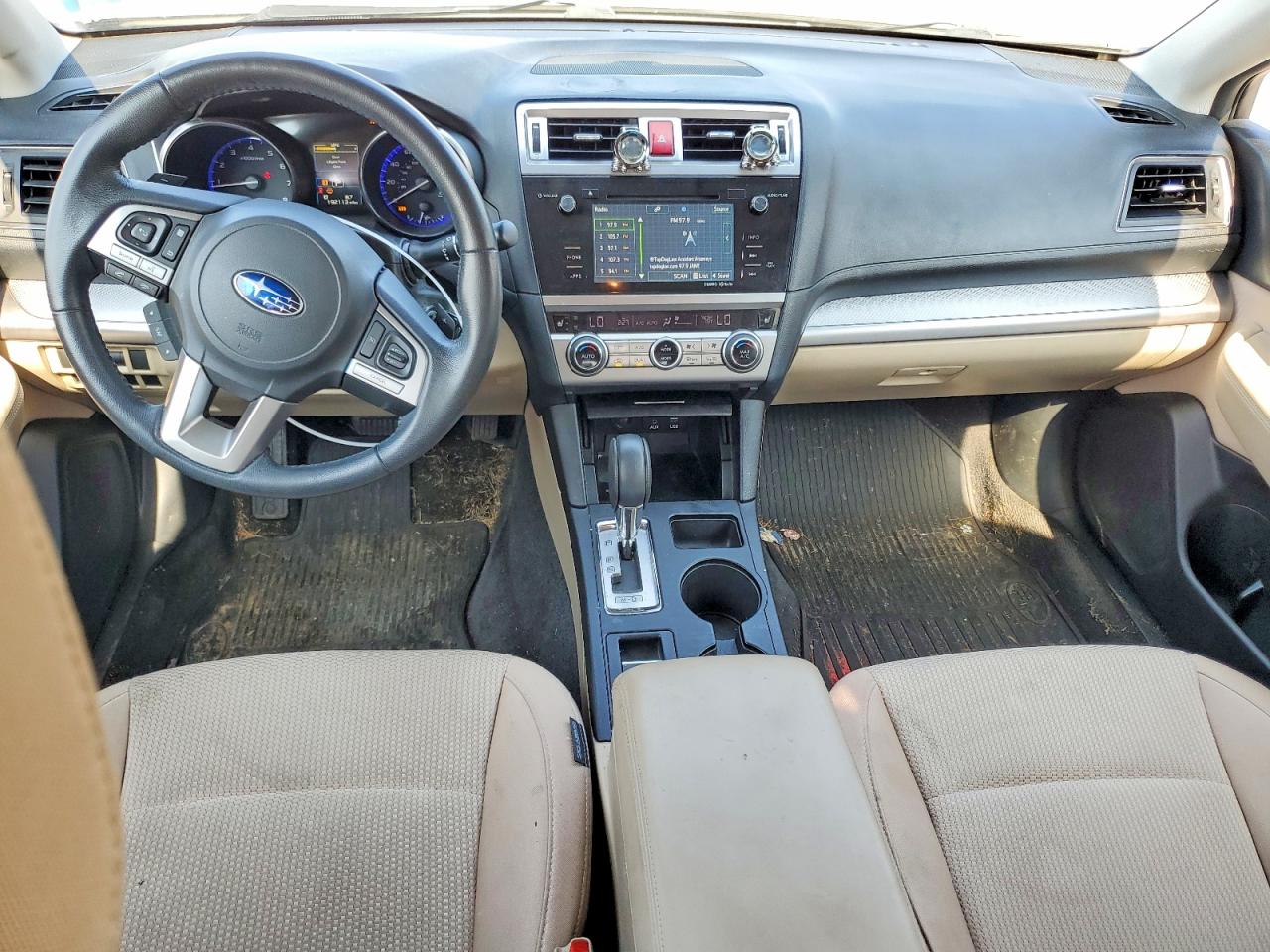 2015 Subaru Outback 2.5i Premium Белый vin: 4S4BSBCCXF3248313