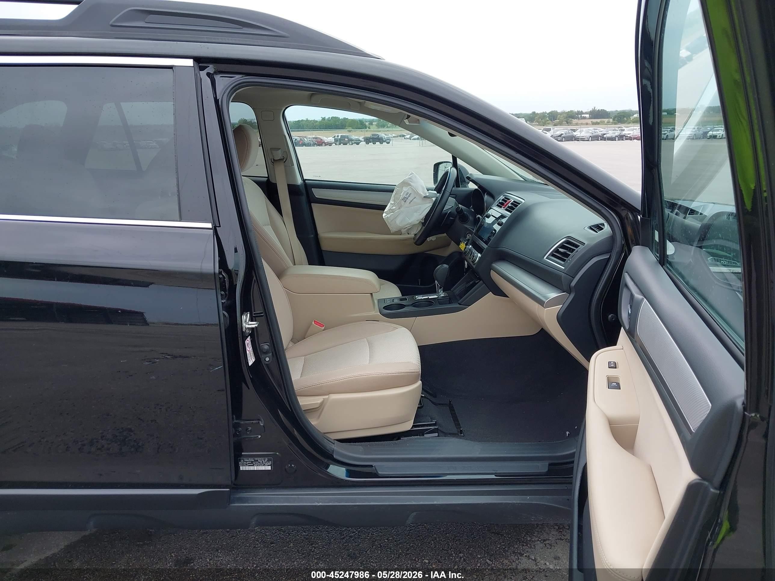 2015 Subaru Outback 2.5i Premium Black vin: 4S4BSBDC0F3361069