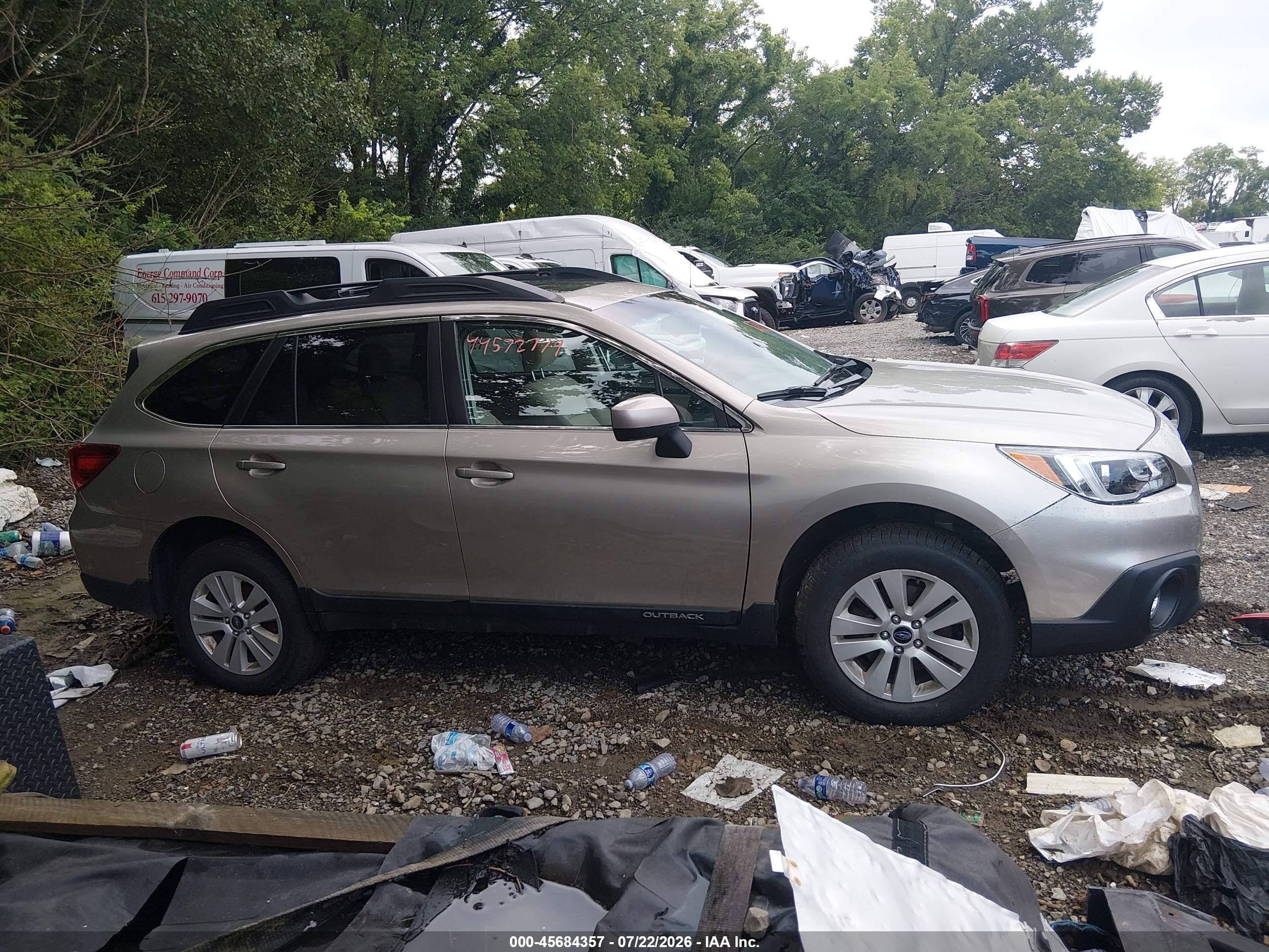 2015 Subaru Outback 2.5i Premium Champagne vin: 4S4BSBDC1F3275785