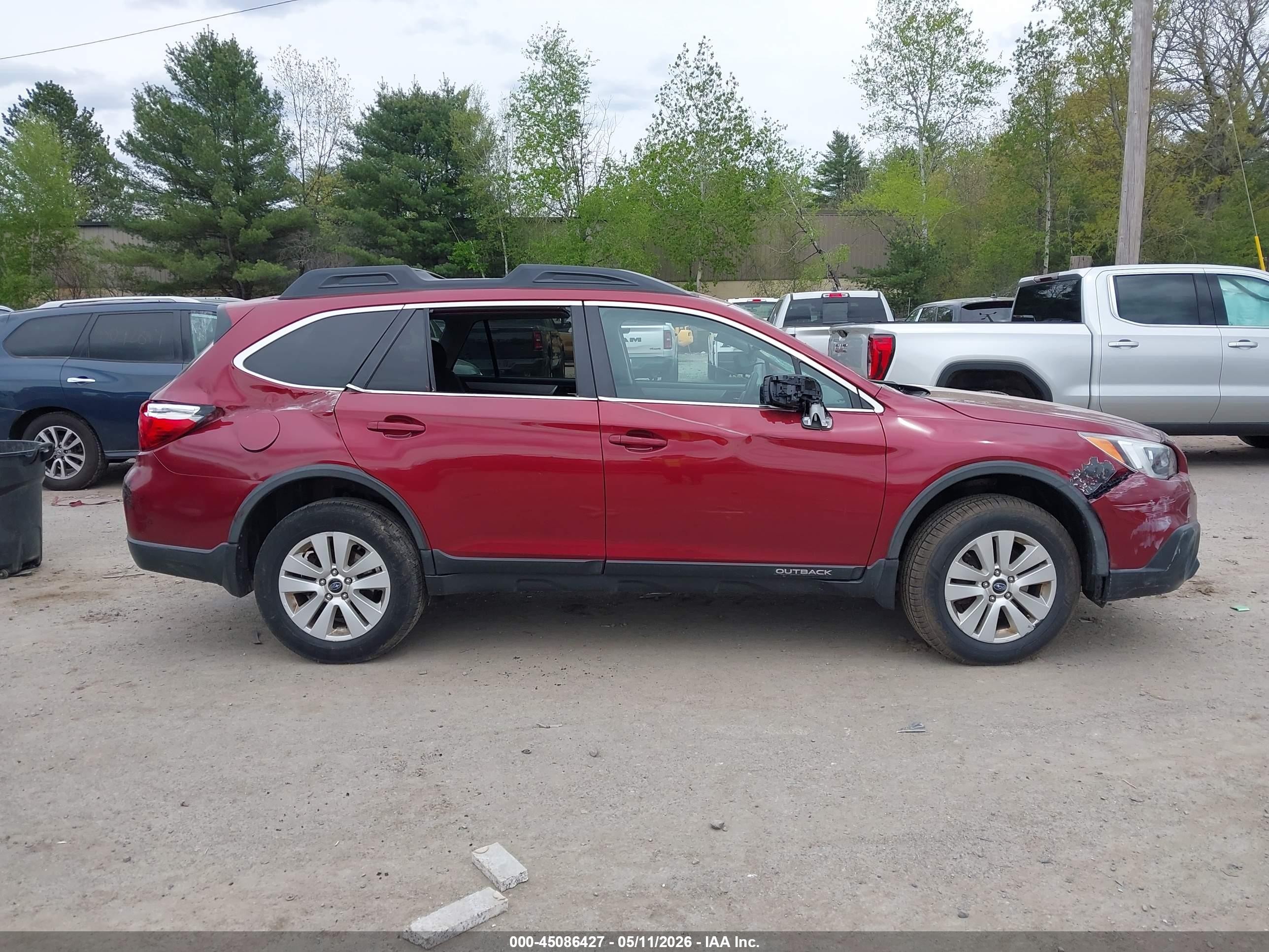 2015 Subaru Outback 2.5i Premium Красный vin: 4S4BSBDC3F3337140