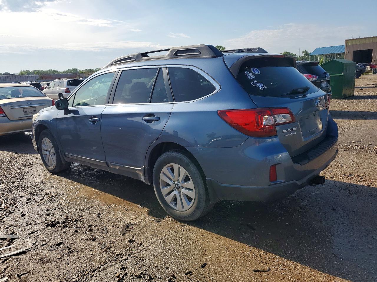 2015 Subaru Outback 2.5i Premium Blue vin: 4S4BSBEC6F3324588