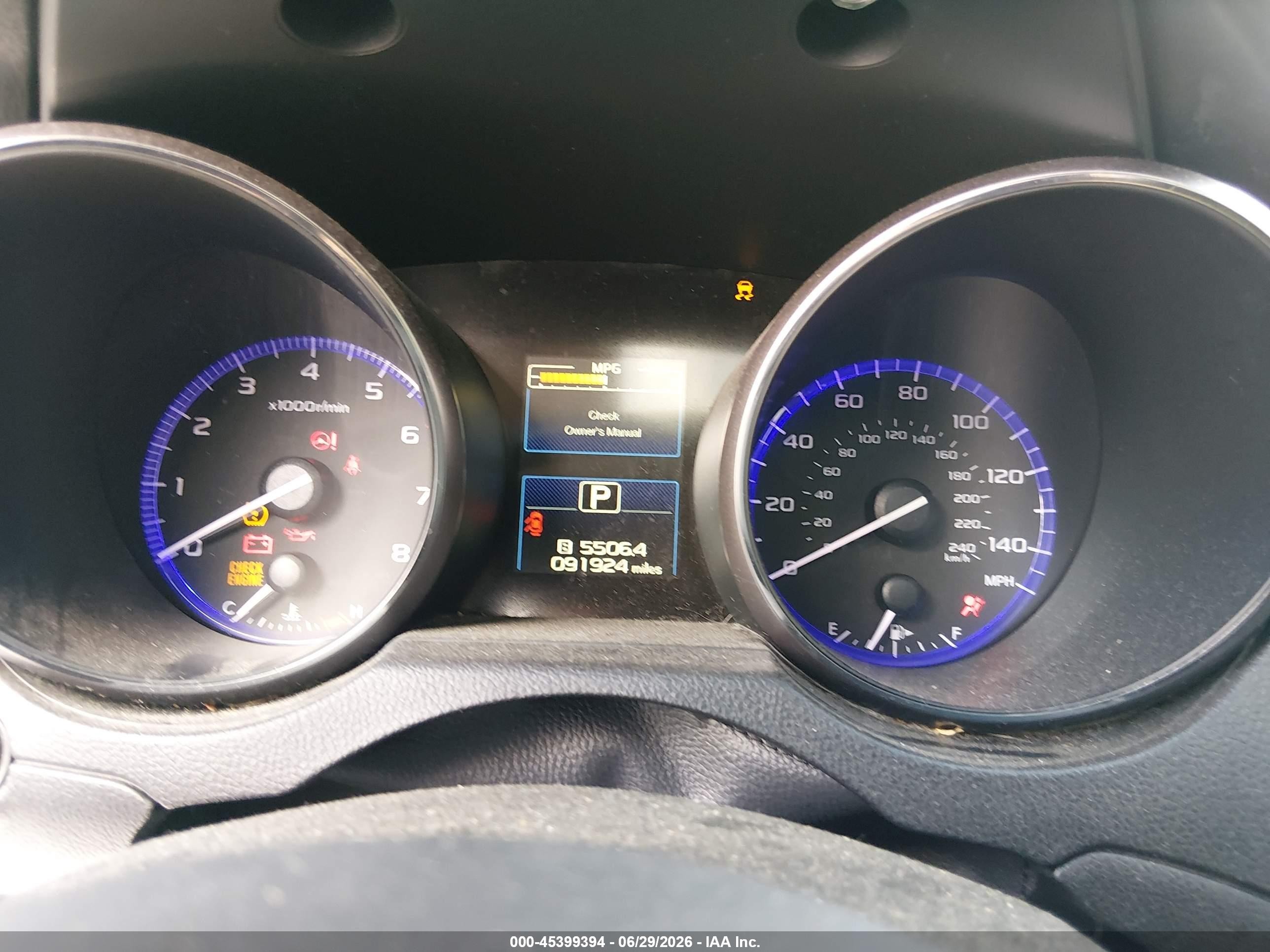 2015 Subaru Outback 2.5i Premium Blue vin: 4S4BSBEC9F3223545