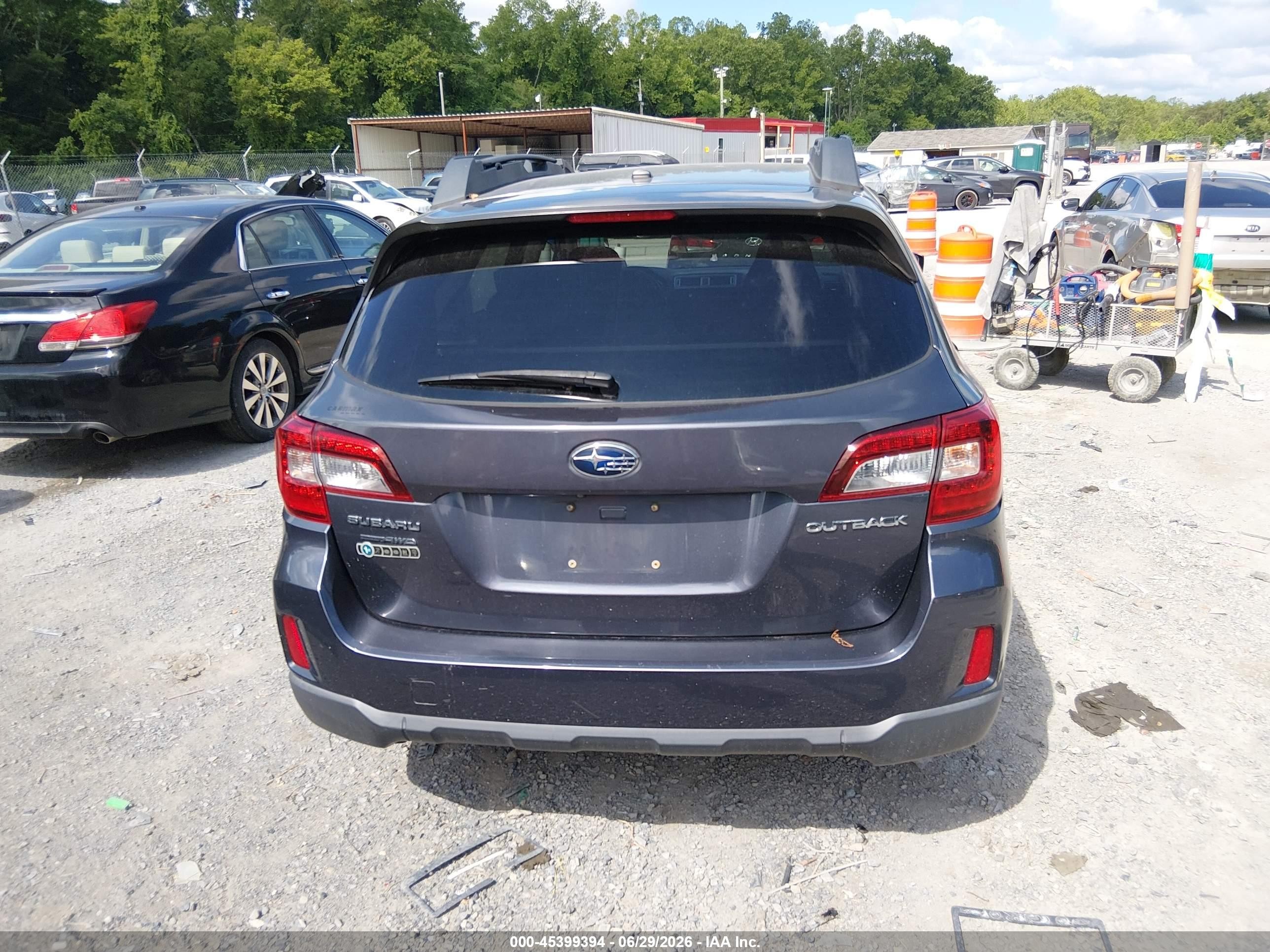 2015 Subaru Outback 2.5i Premium Blue vin: 4S4BSBEC9F3223545
