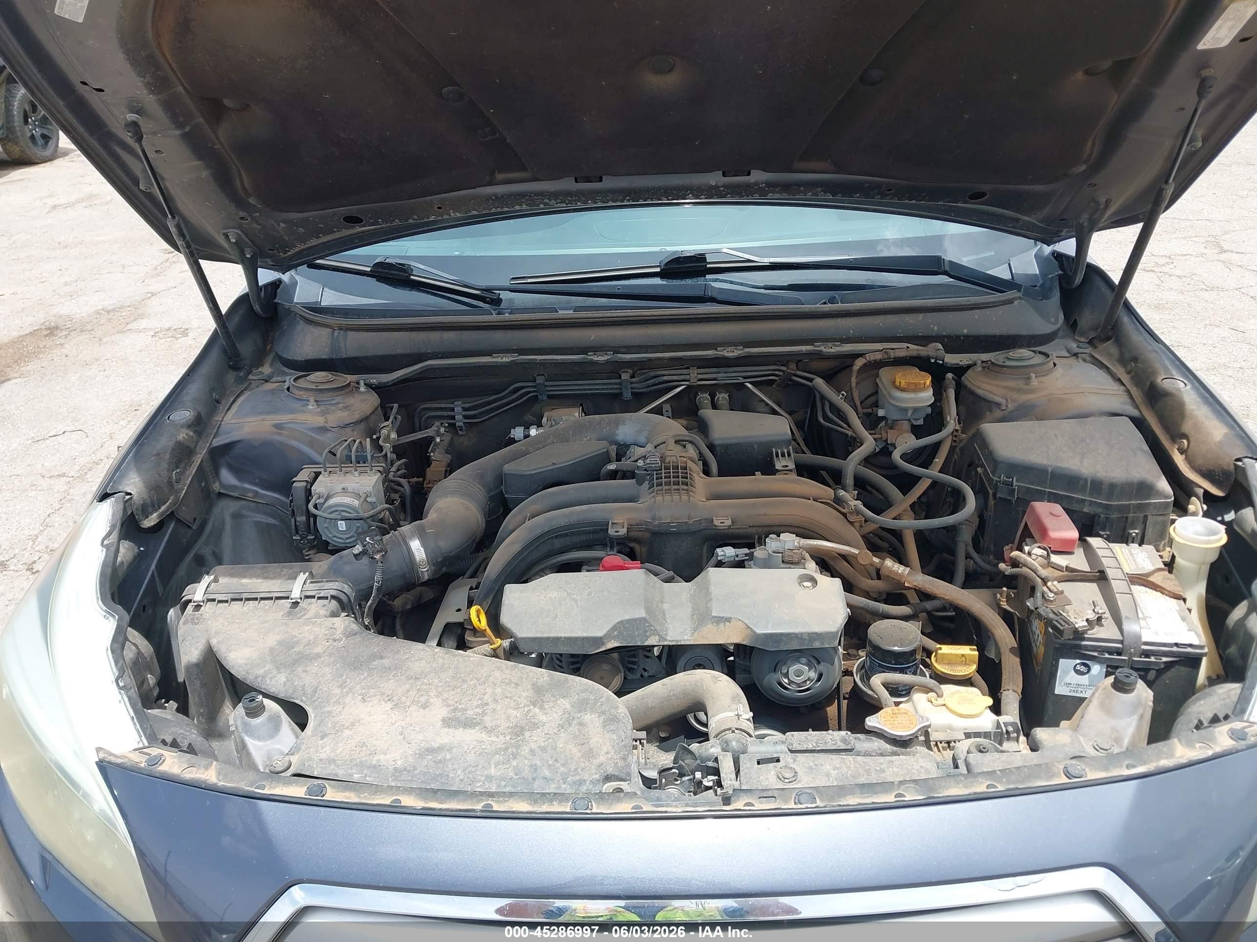 2015 Subaru Outback 2.5i Premium Blue vin: 4S4BSBECXF3233338