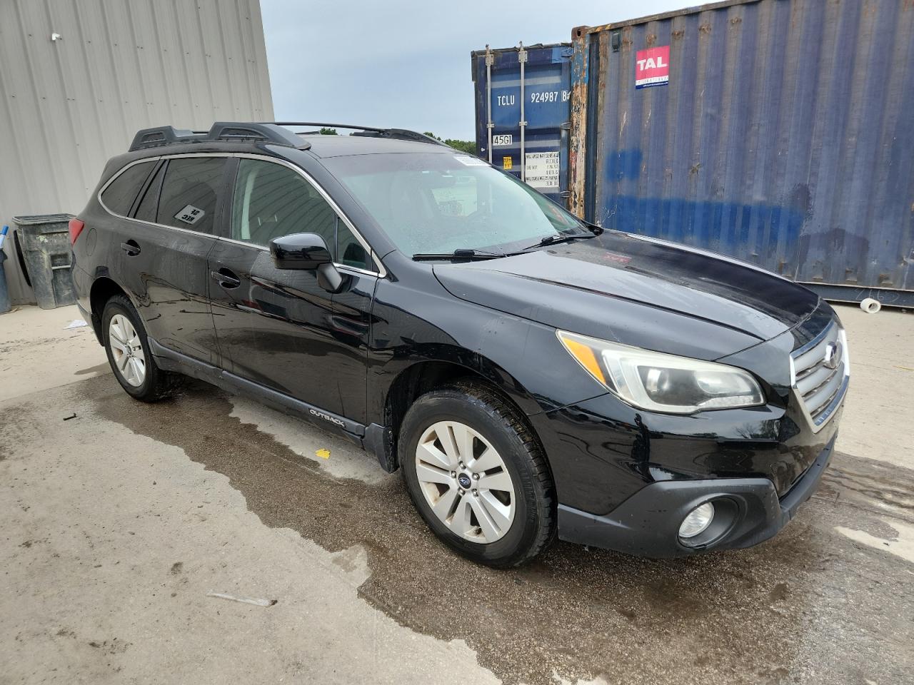 2015 Subaru Outback 2.5i Premium Black vin: 4S4BSBECXF3236398