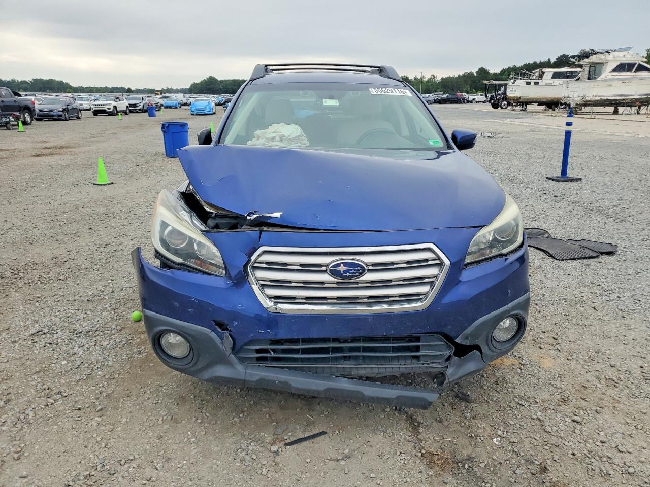 2015 Subaru Outback 2.5i Premium Blue vin: 4S4BSBFC0F3296897