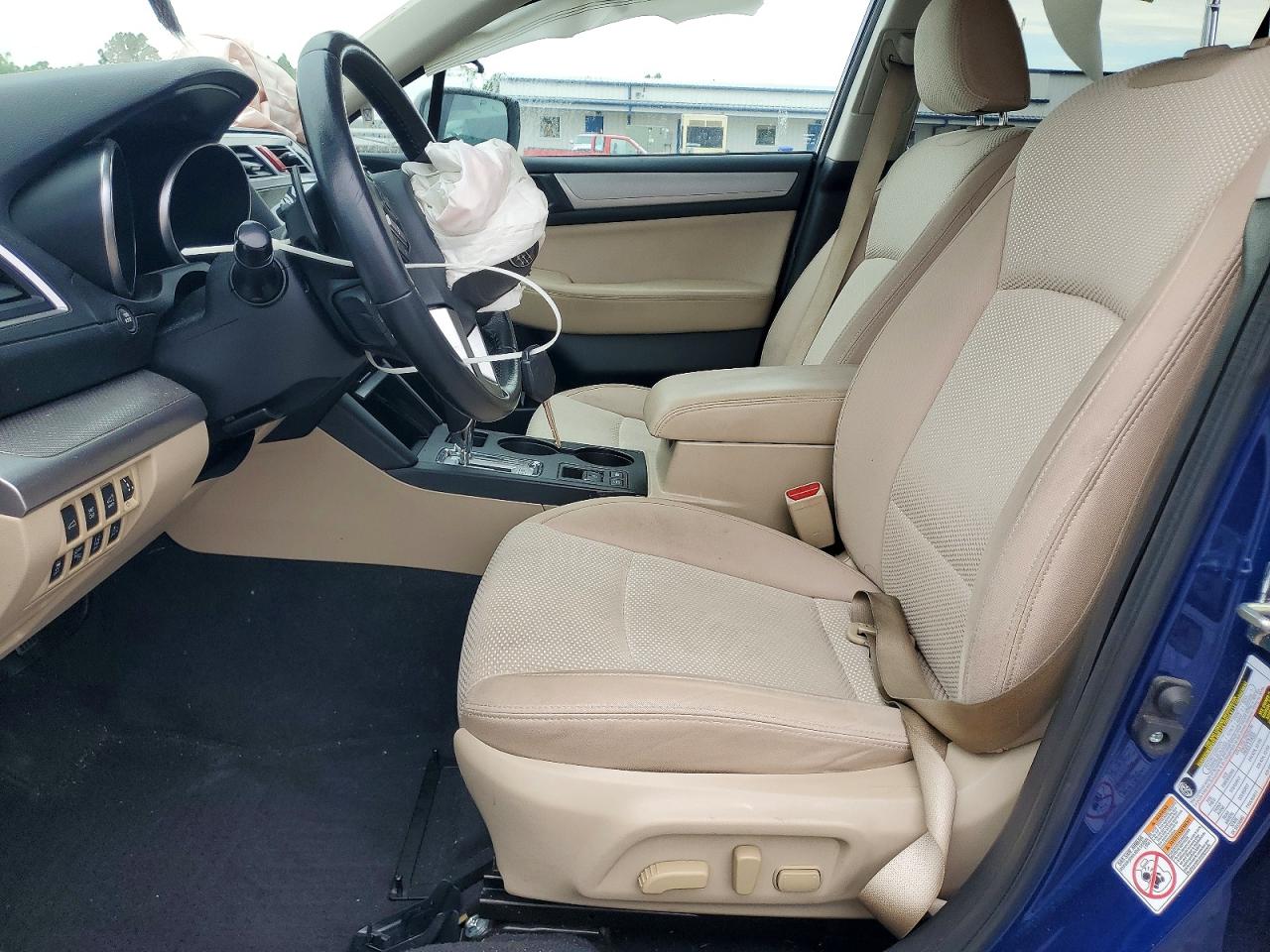 2015 Subaru Outback 2.5i Premium Blue vin: 4S4BSBFC0F3296897