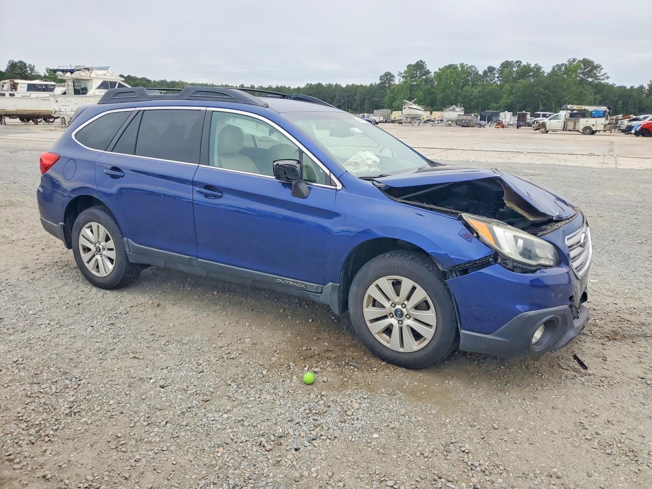 2015 Subaru Outback 2.5i Premium Blue vin: 4S4BSBFC0F3296897