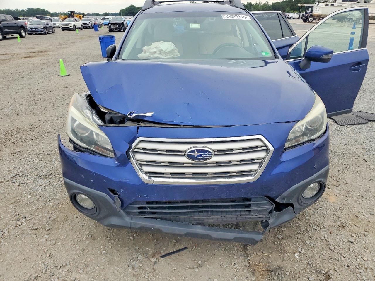 2015 Subaru Outback 2.5i Premium Blue vin: 4S4BSBFC0F3296897