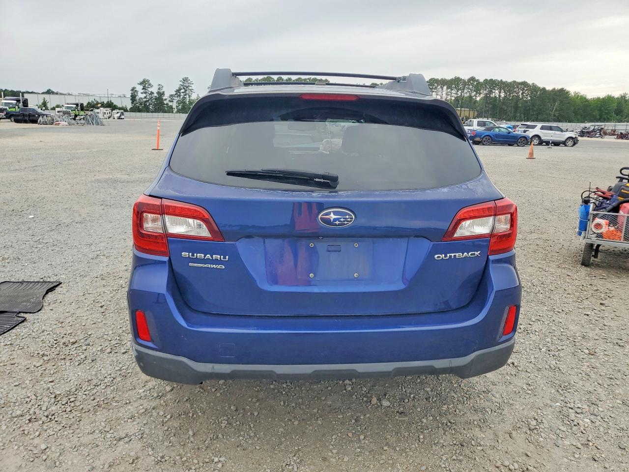2015 Subaru Outback 2.5i Premium Blue vin: 4S4BSBFC0F3296897