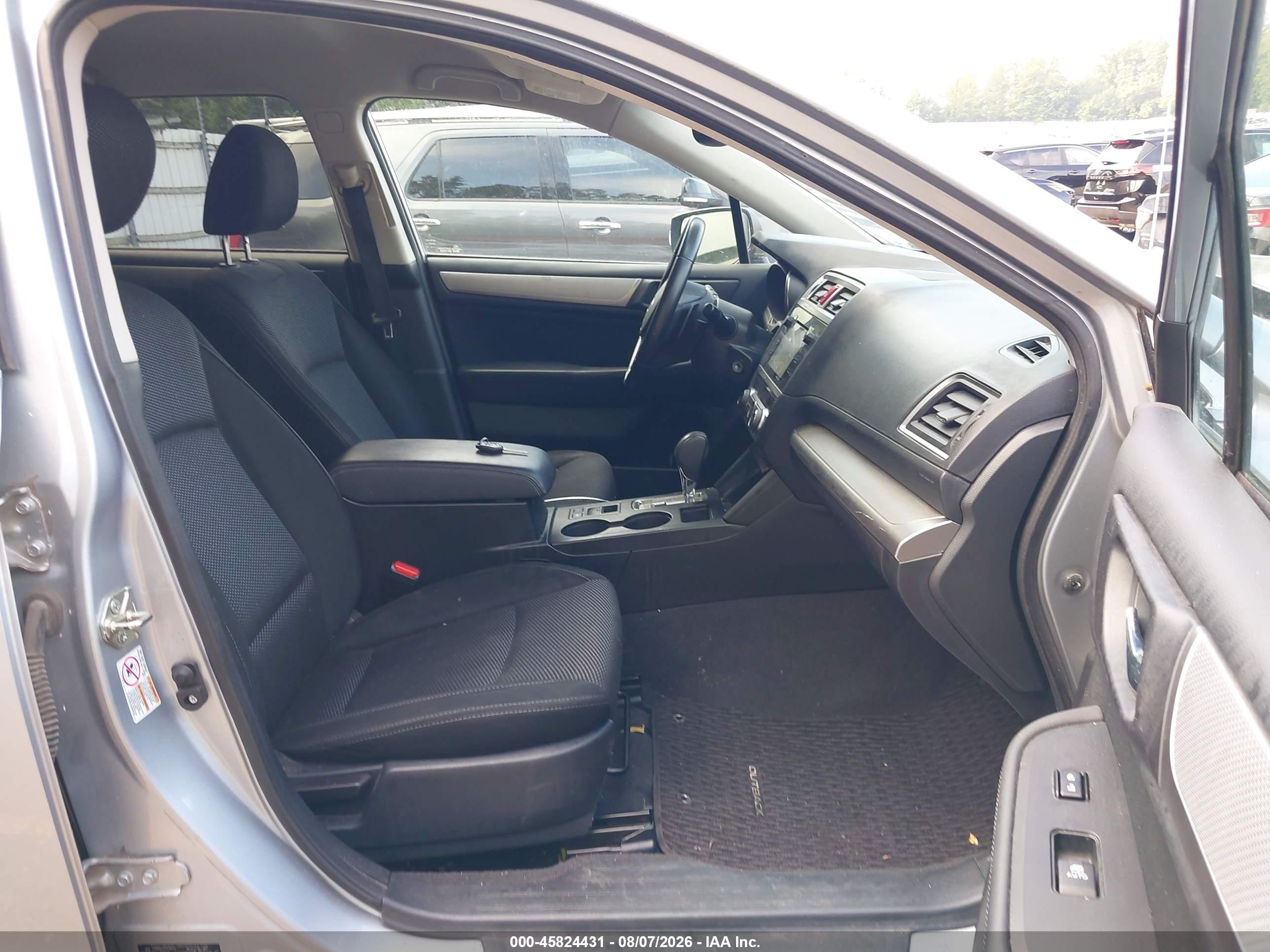 2015 Subaru Outback 2.5i Premium Light Blue vin: 4S4BSBFC2F3289370