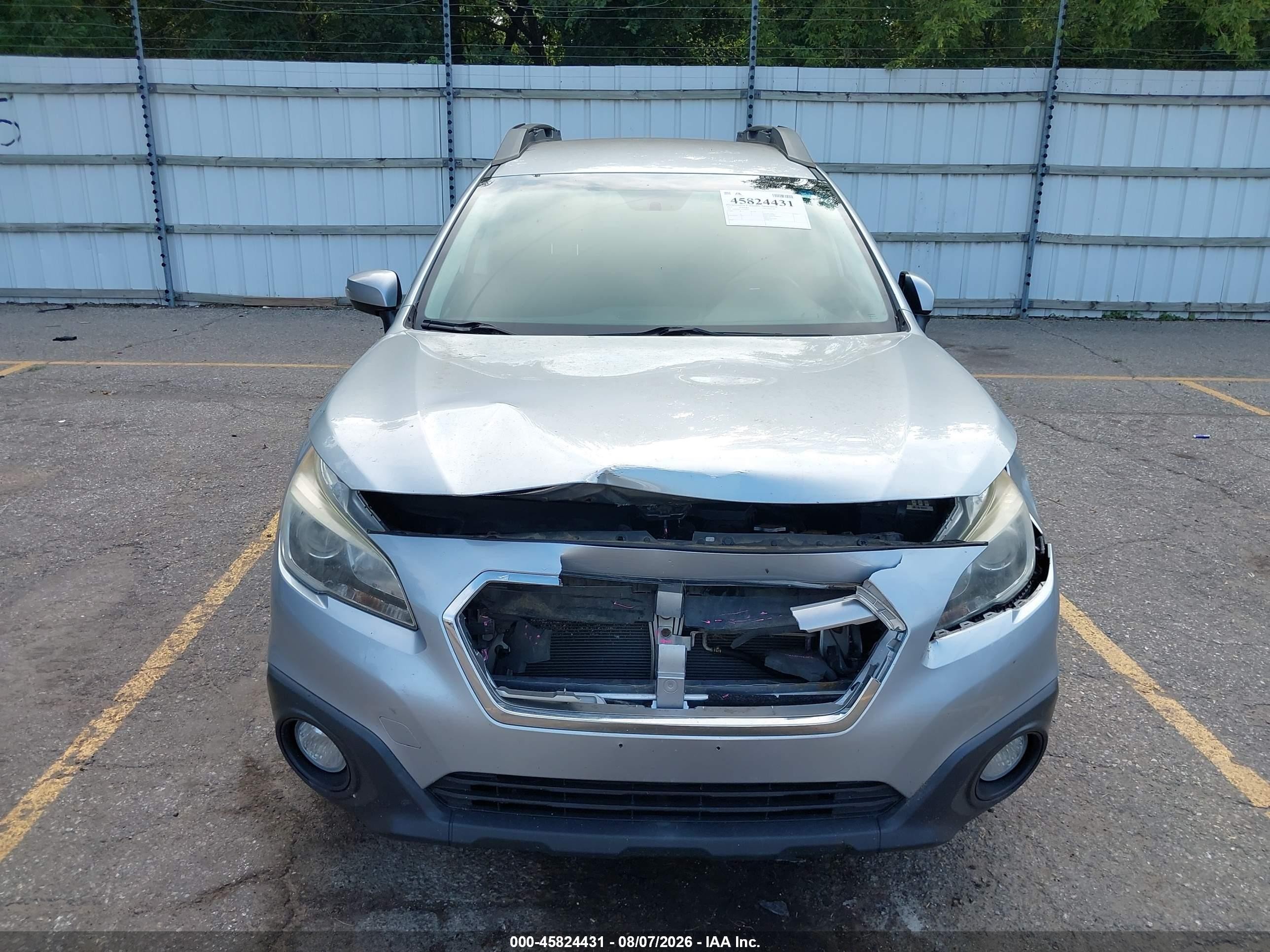 2015 Subaru Outback 2.5i Premium Light Blue vin: 4S4BSBFC2F3289370