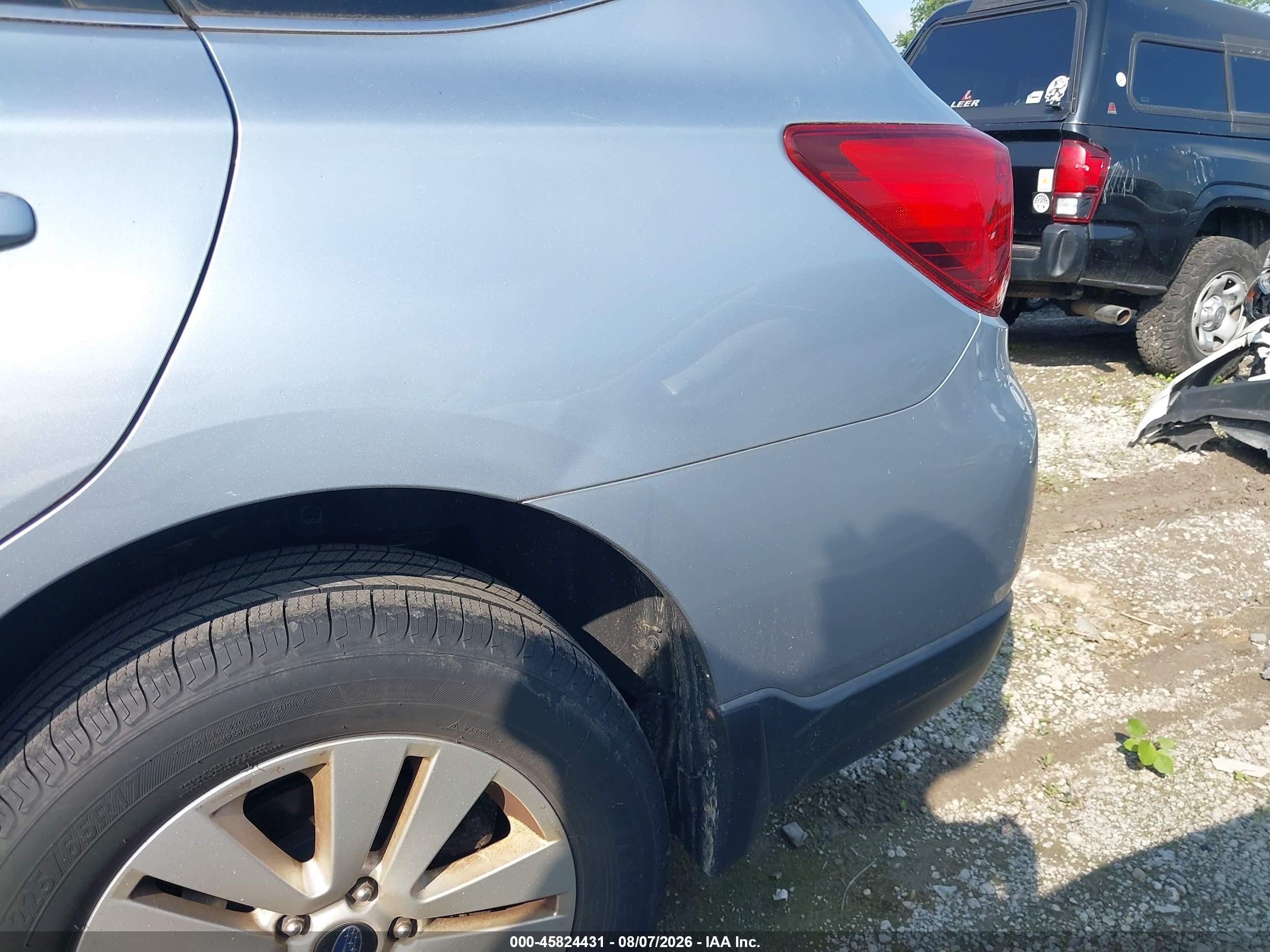 2015 Subaru Outback 2.5i Premium Light Blue vin: 4S4BSBFC2F3289370