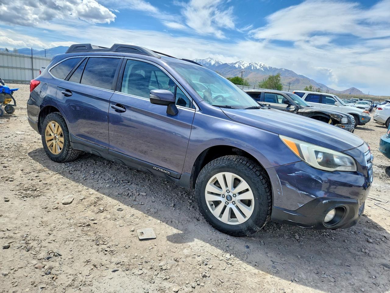 2015 Subaru Outback 2.5i Premium Blue vin: 4S4BSBFC4F3297440