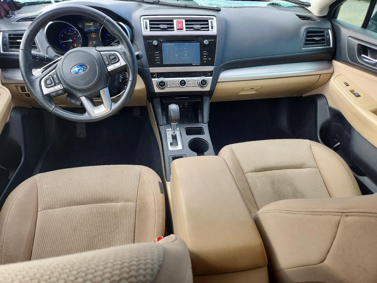 2015 Subaru Outback 2.5i Premium Burgundy vin: 4S4BSBFC6F3293681
