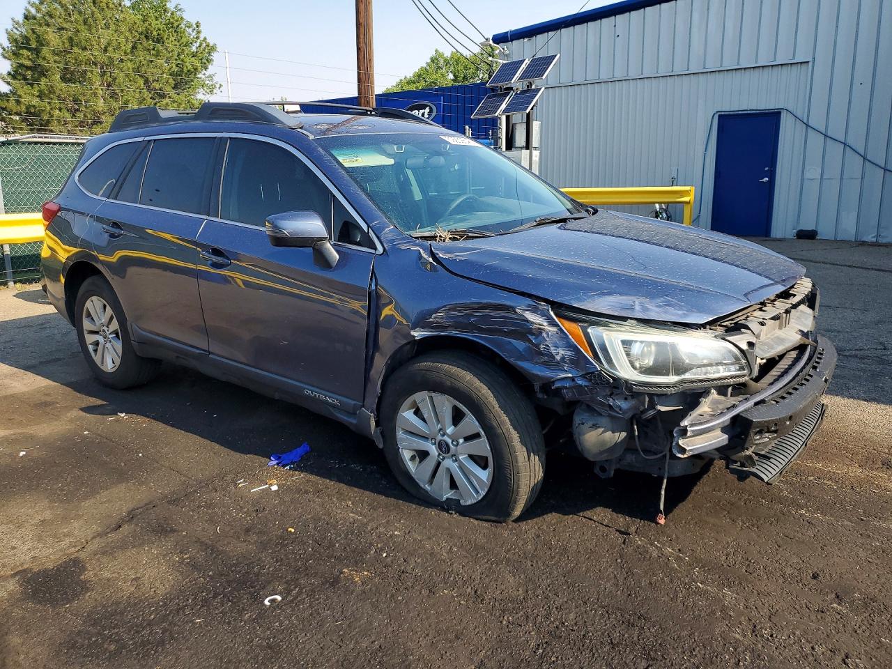2015 Subaru Outback 2.5i Premium Blue vin: 4S4BSBFC7F3236986