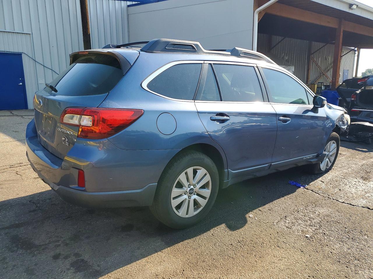 2015 Subaru Outback 2.5i Premium Blue vin: 4S4BSBFC7F3236986