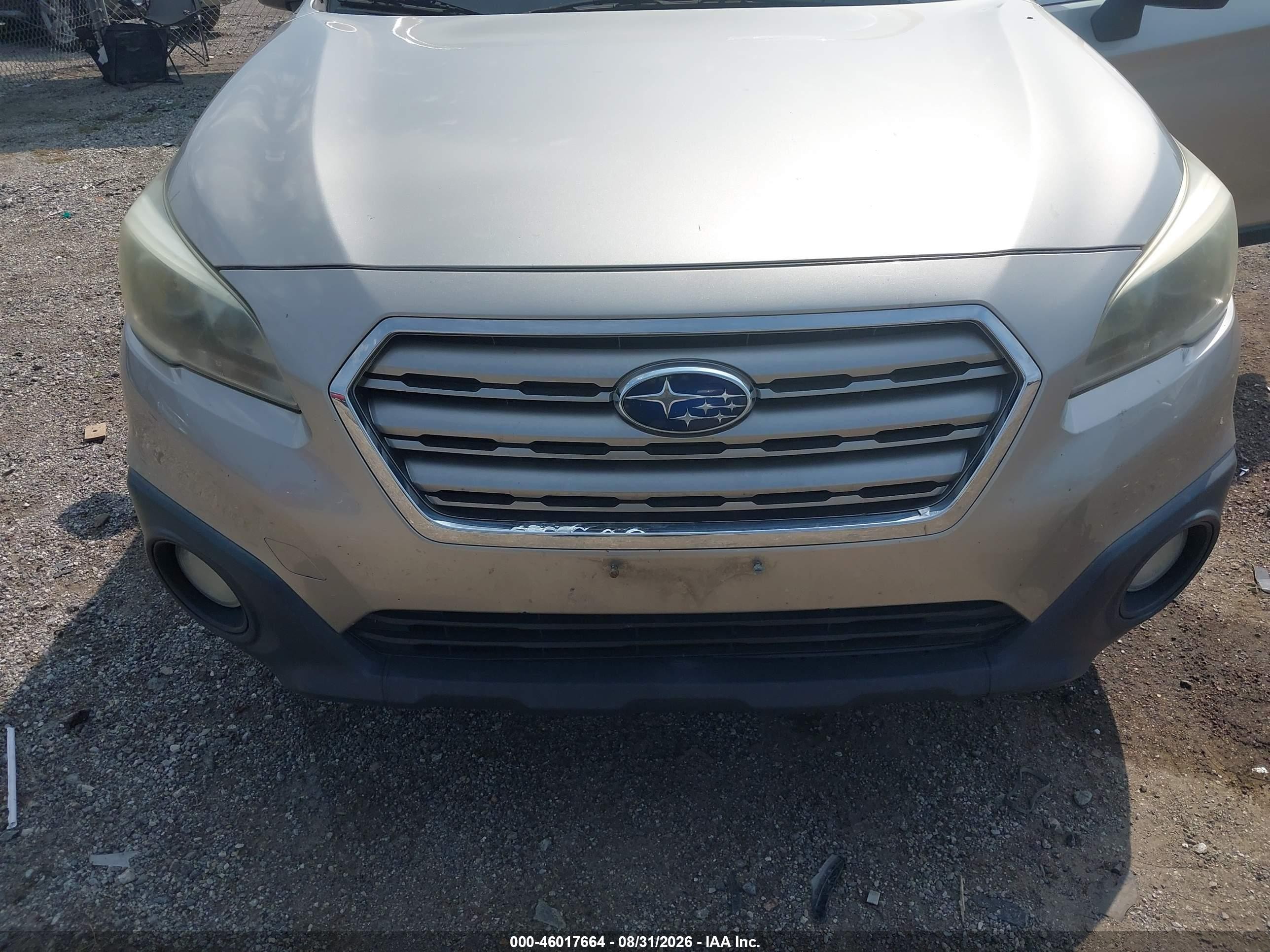 2015 Subaru Outback 2.5i Premium Champagne vin: 4S4BSBFC7F3264903