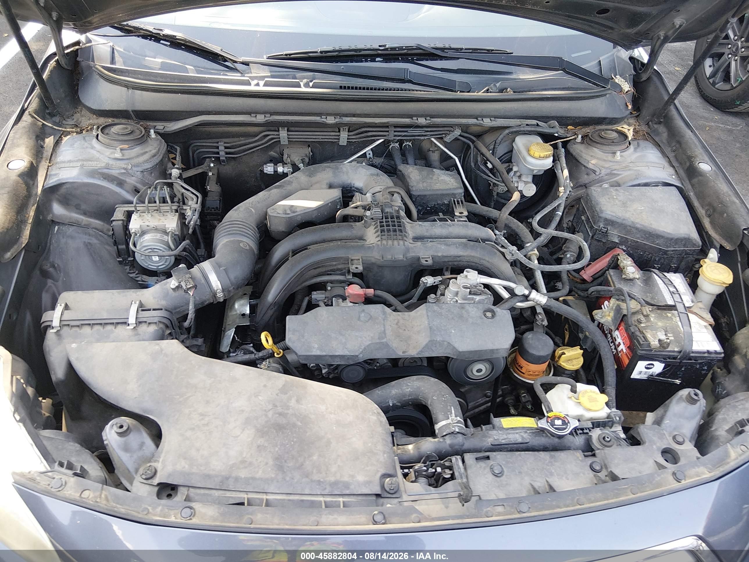 2015 Subaru Outback 2.5i Premium Gray vin: 4S4BSBFC8F3235149