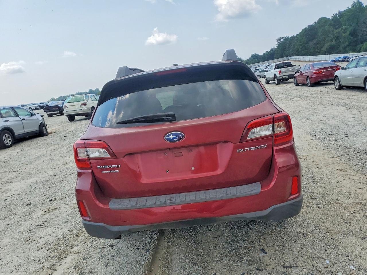 2015 Subaru Outback 2.5i Premium Бордовый vin: 4S4BSBFC8F3357168